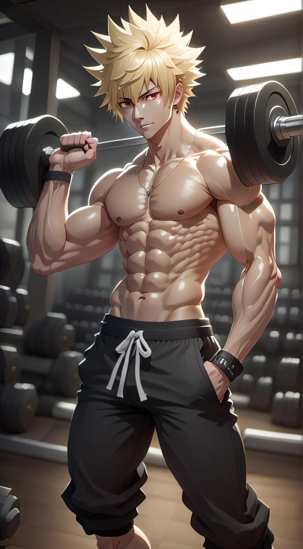 ai character: Prince Kacchan  background