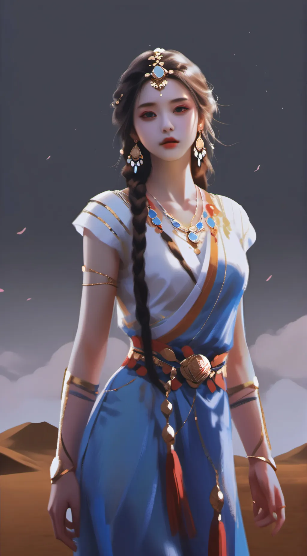 ai character: Aria background