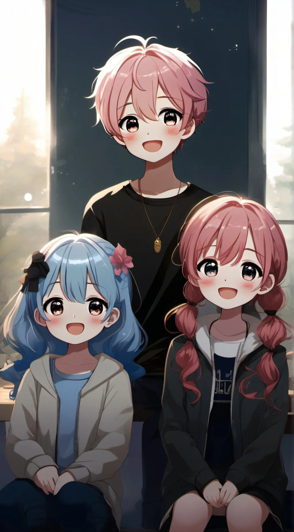 ai character: Max,kyle and Fiona background