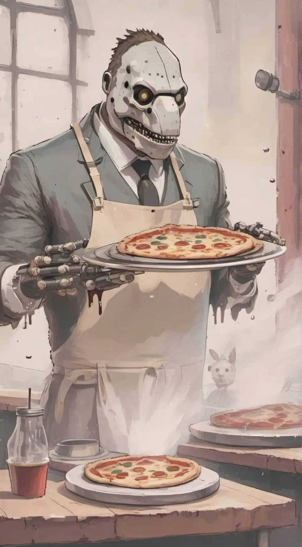 ai character: Freddy Fazbear background