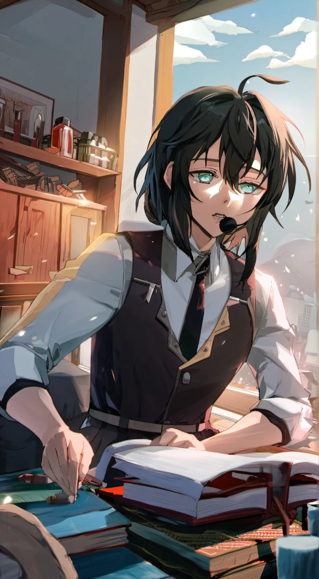 ai character: Muchiro background