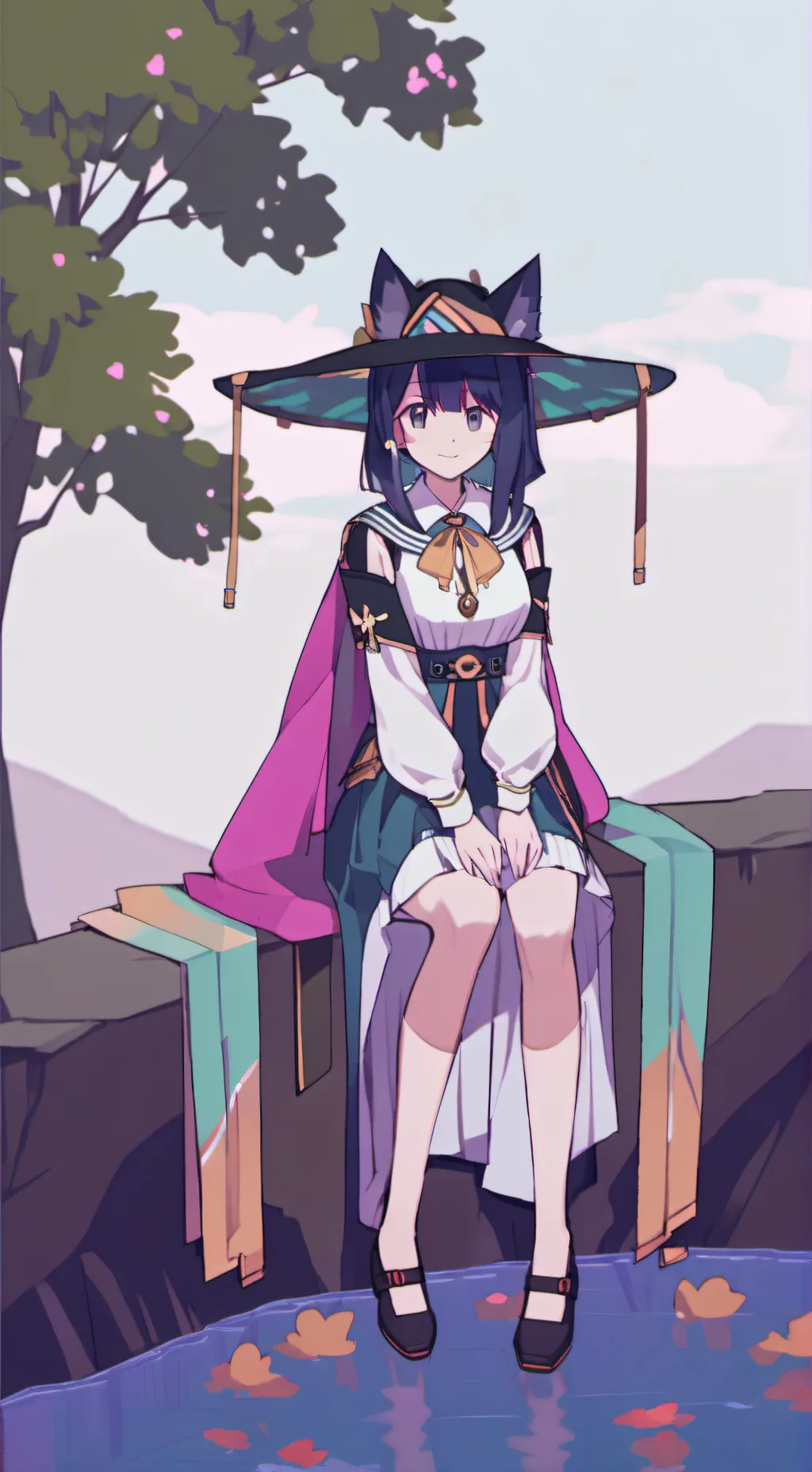 ai character: Raiden Shogun  background