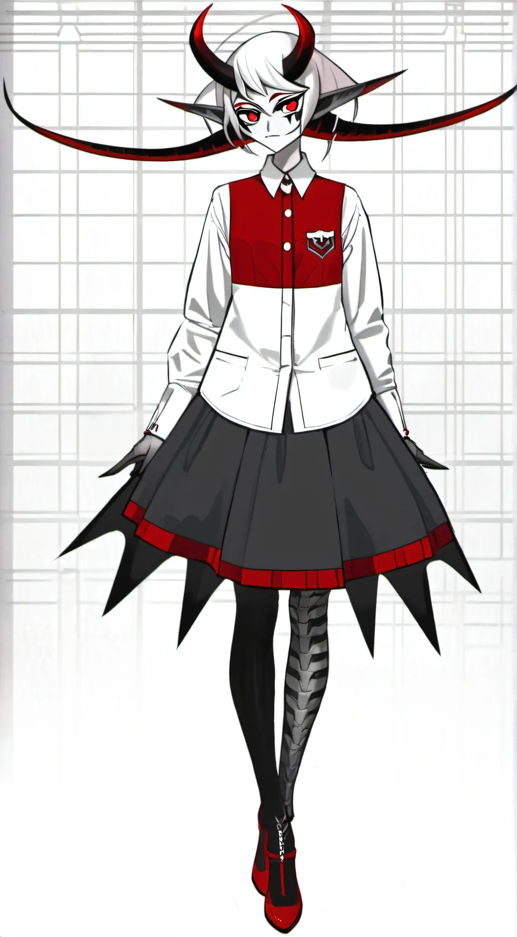 ai character: carmilla carmine background
