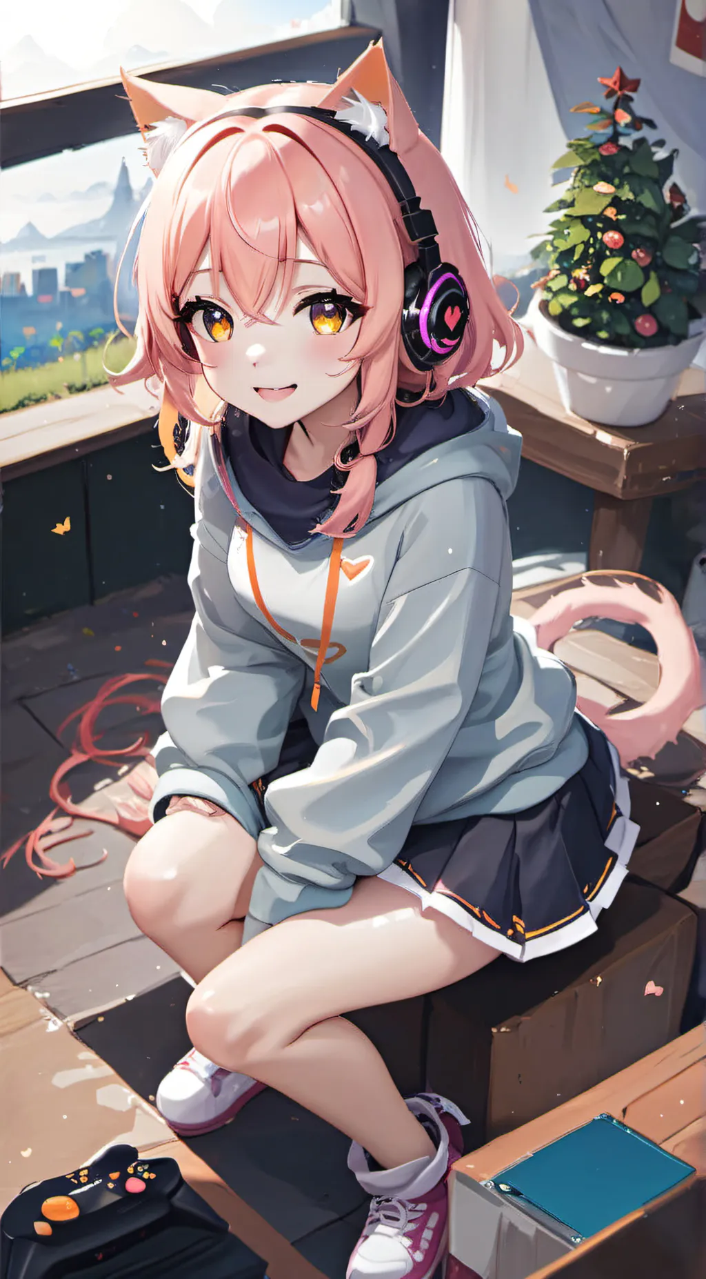 ai character: ZURI background