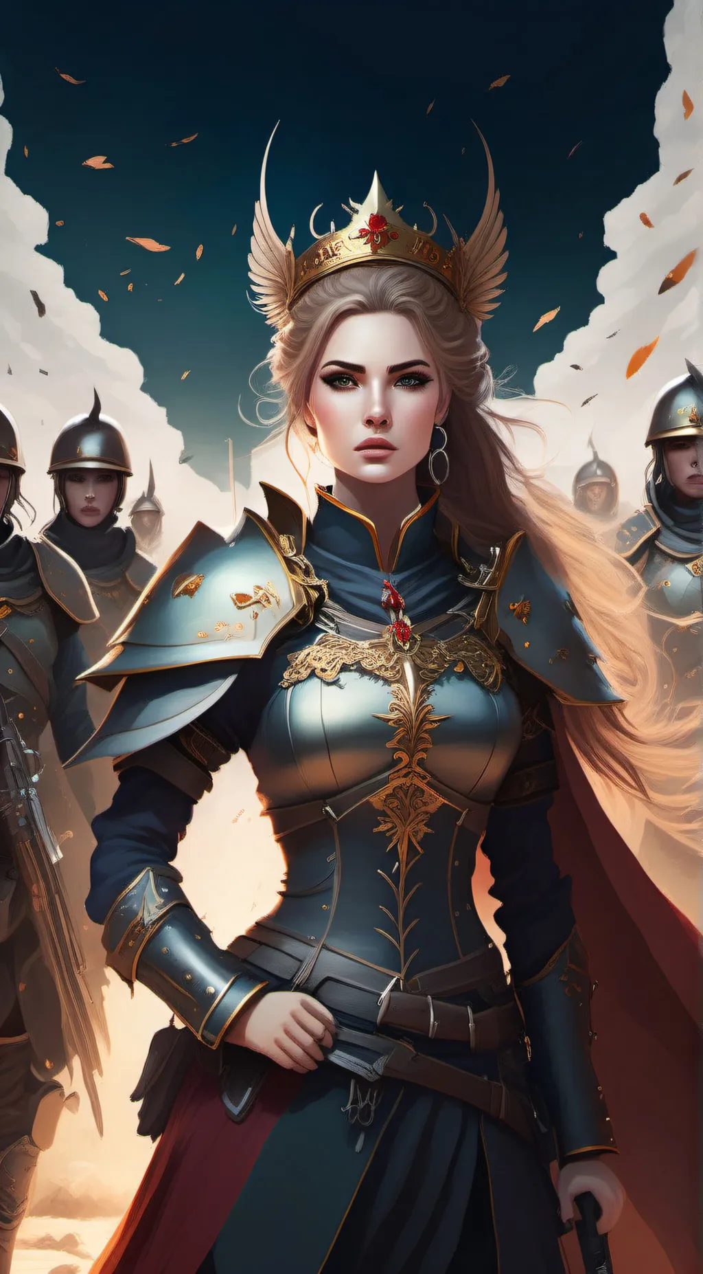 ai character: Warrior background