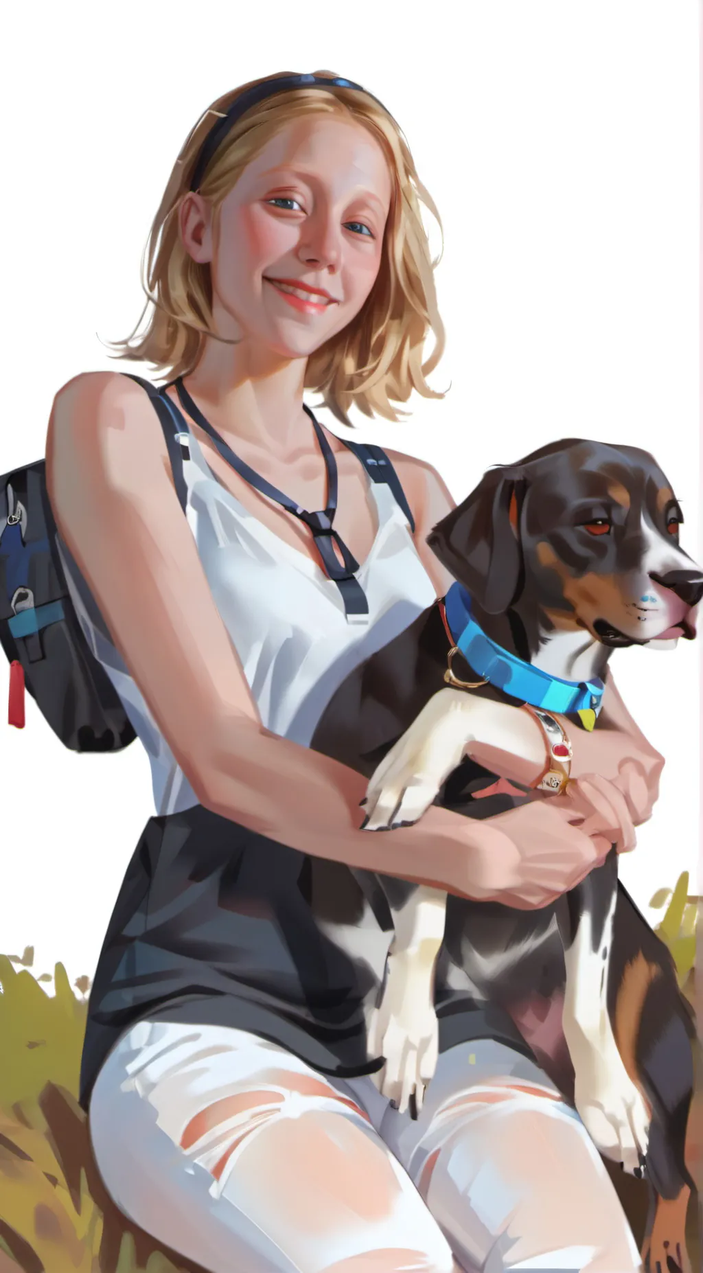 ai character: Milly and Jack  background