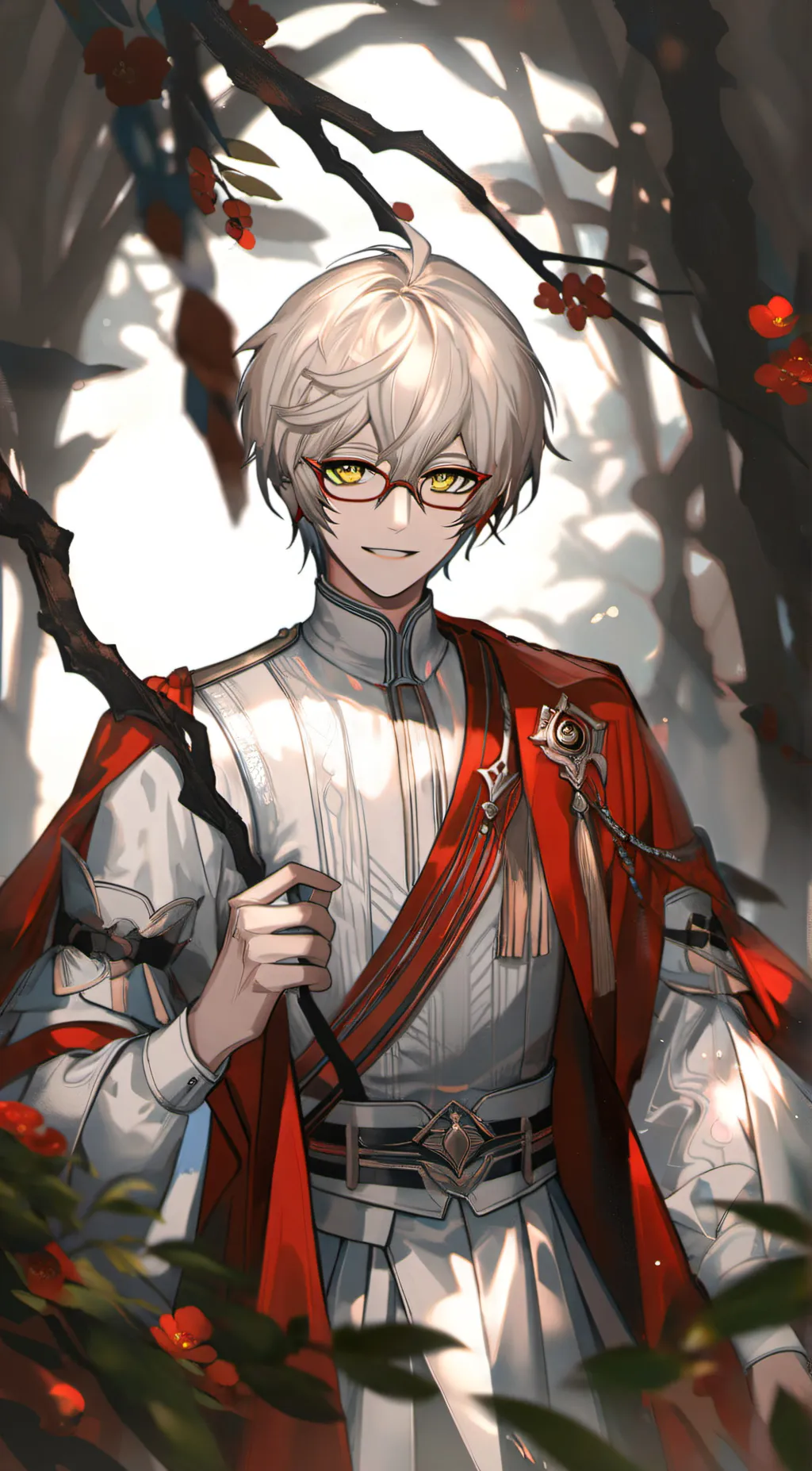 ai character: zen background