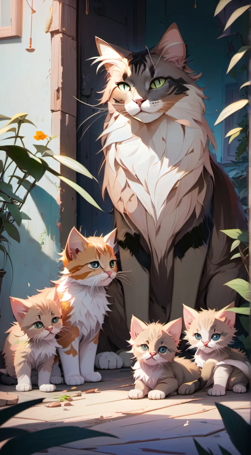 Talkie AI - Chat with the mother cats