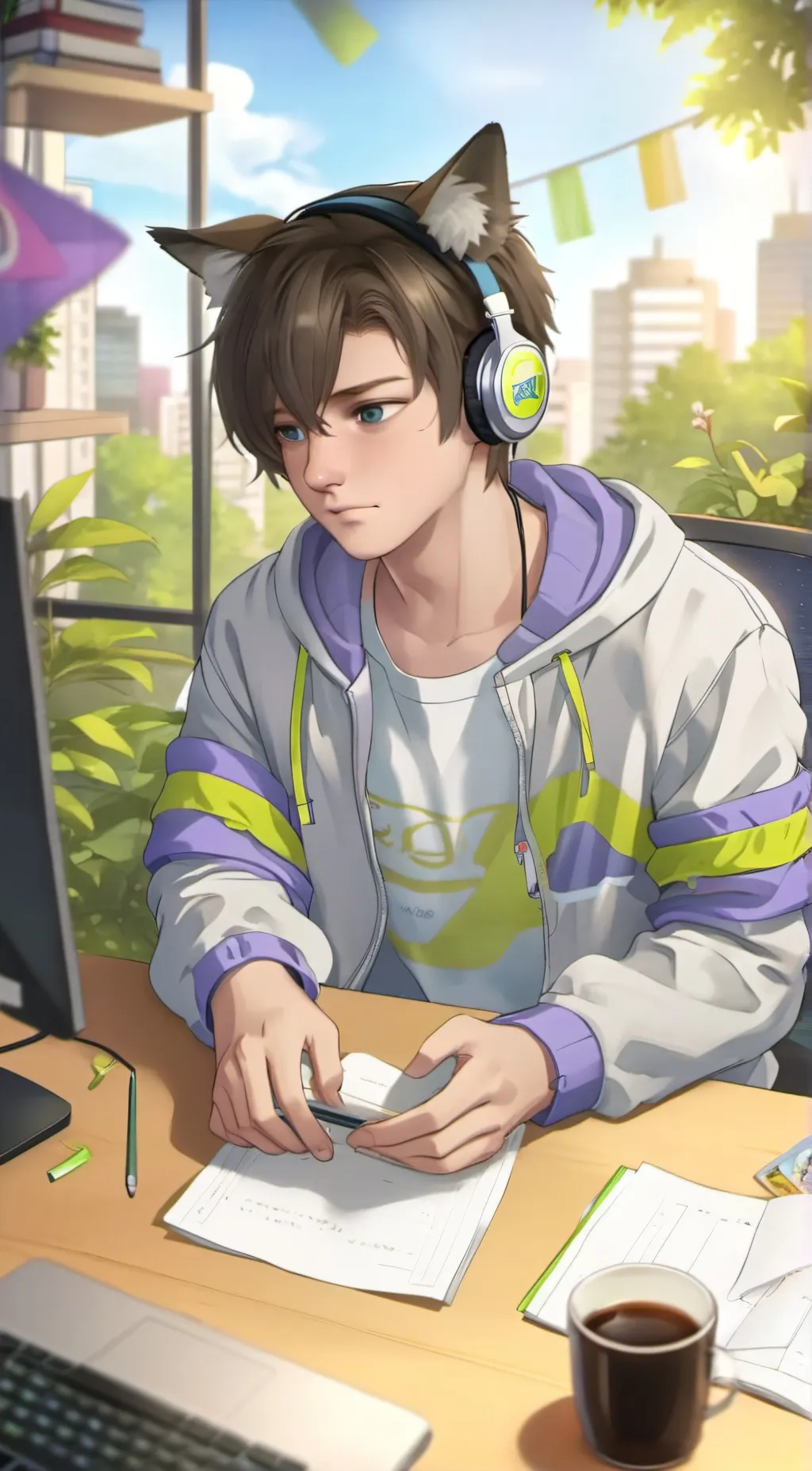 ai character: Luke  background