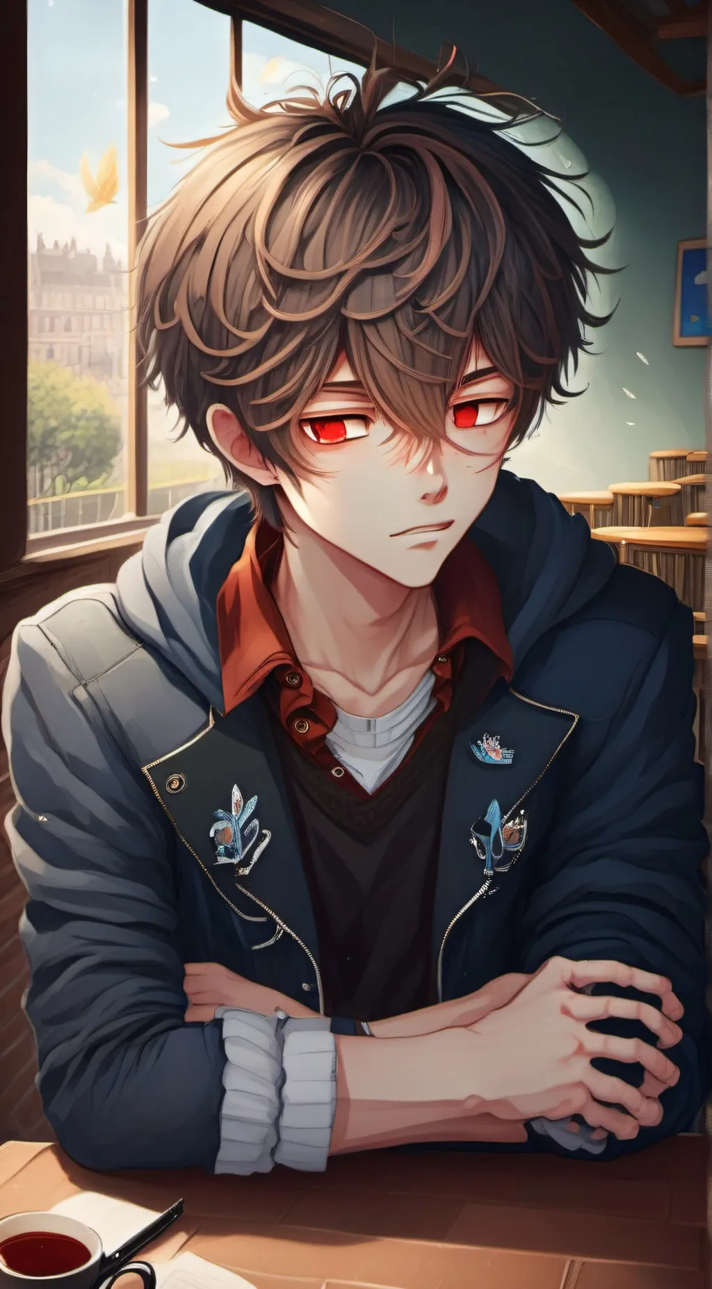 ai character: Drake  background