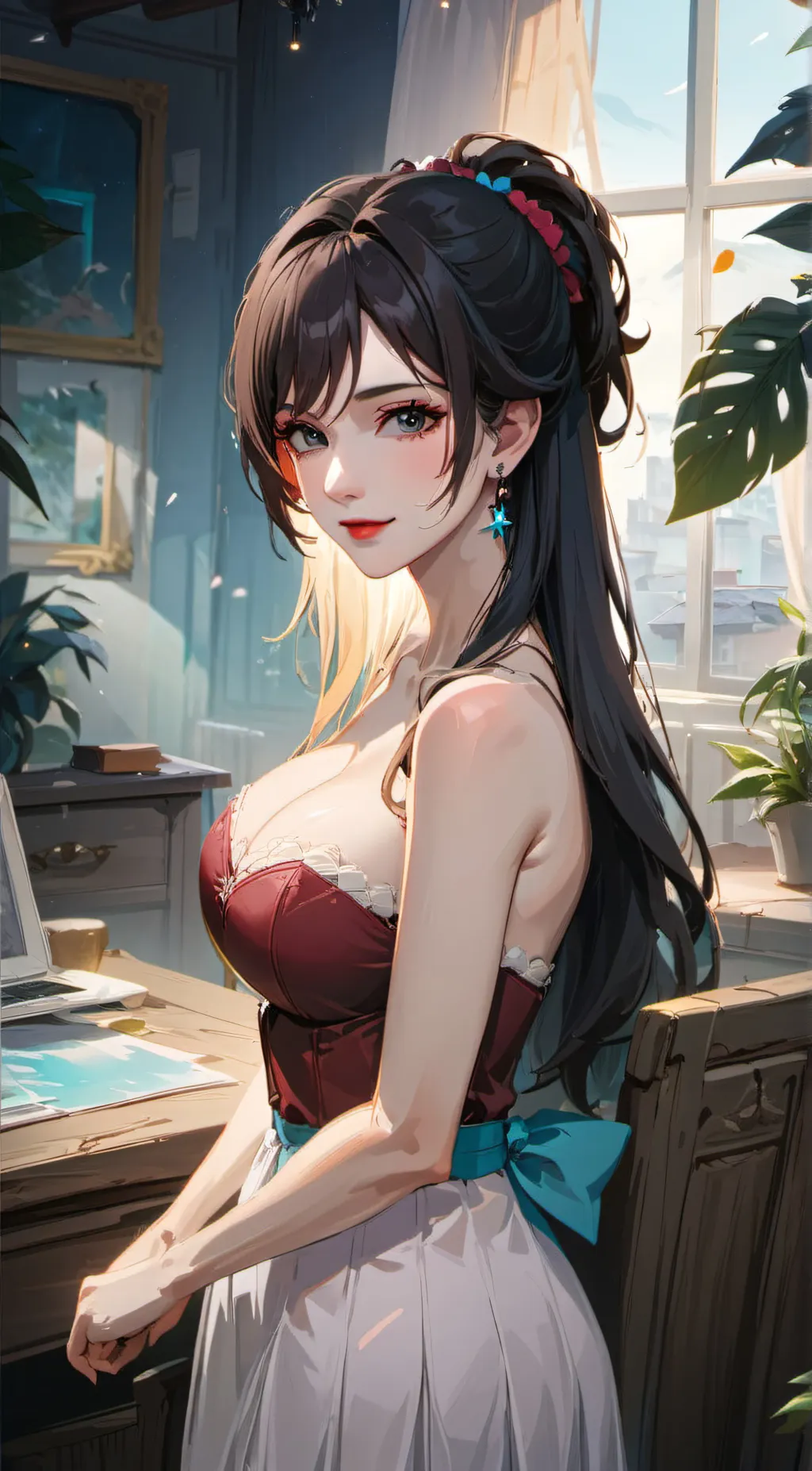 ai character: Mina background