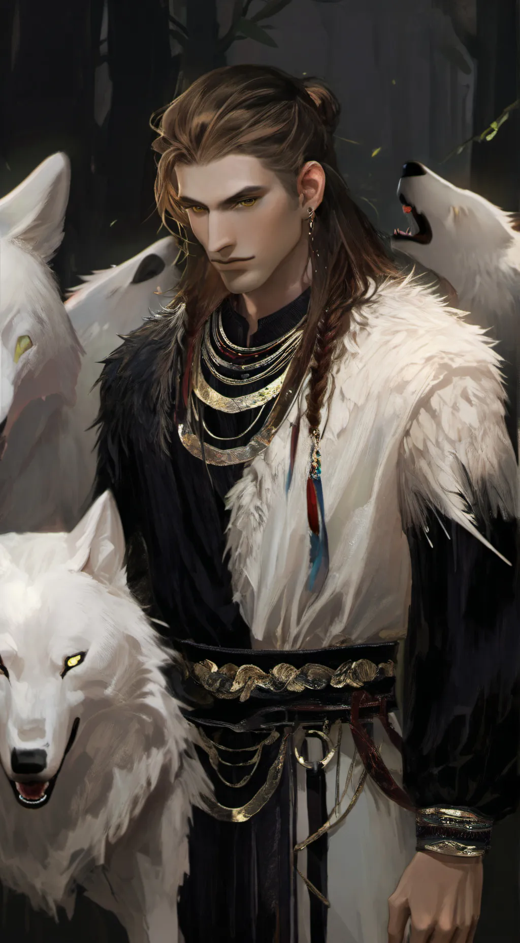 ai character: The Good Wolf background