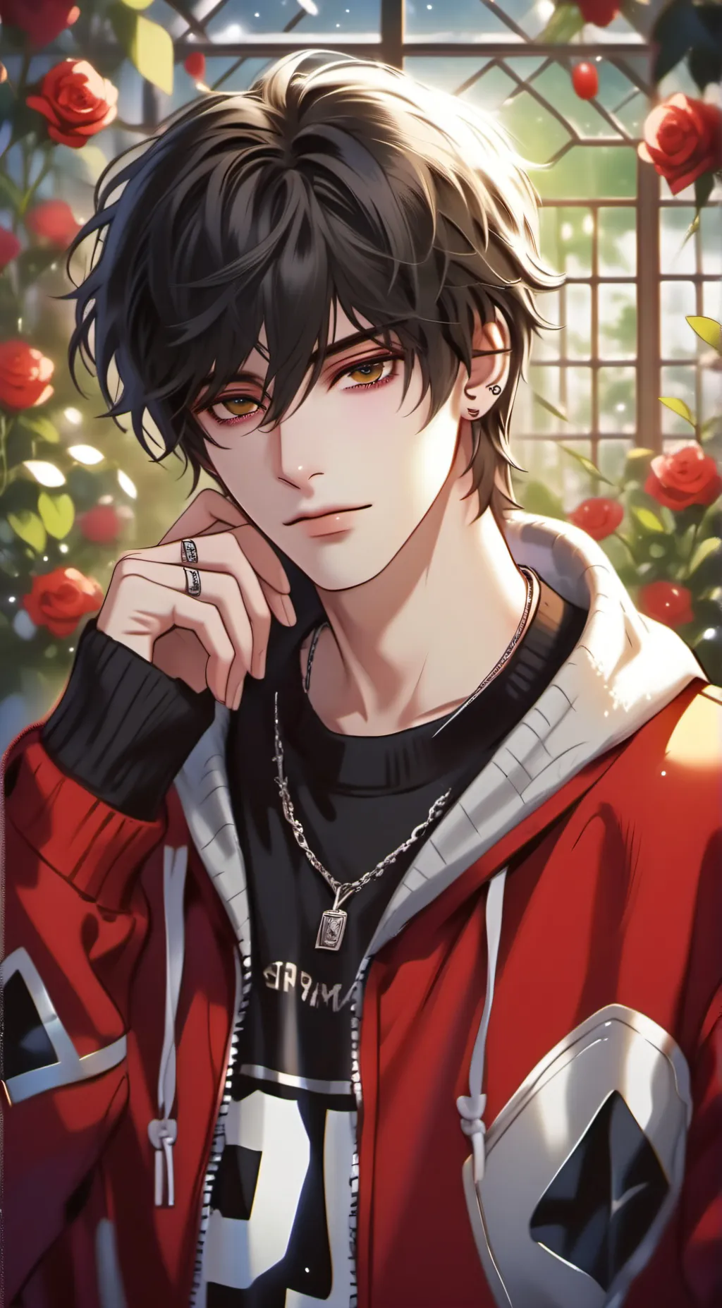 ai character: fin background