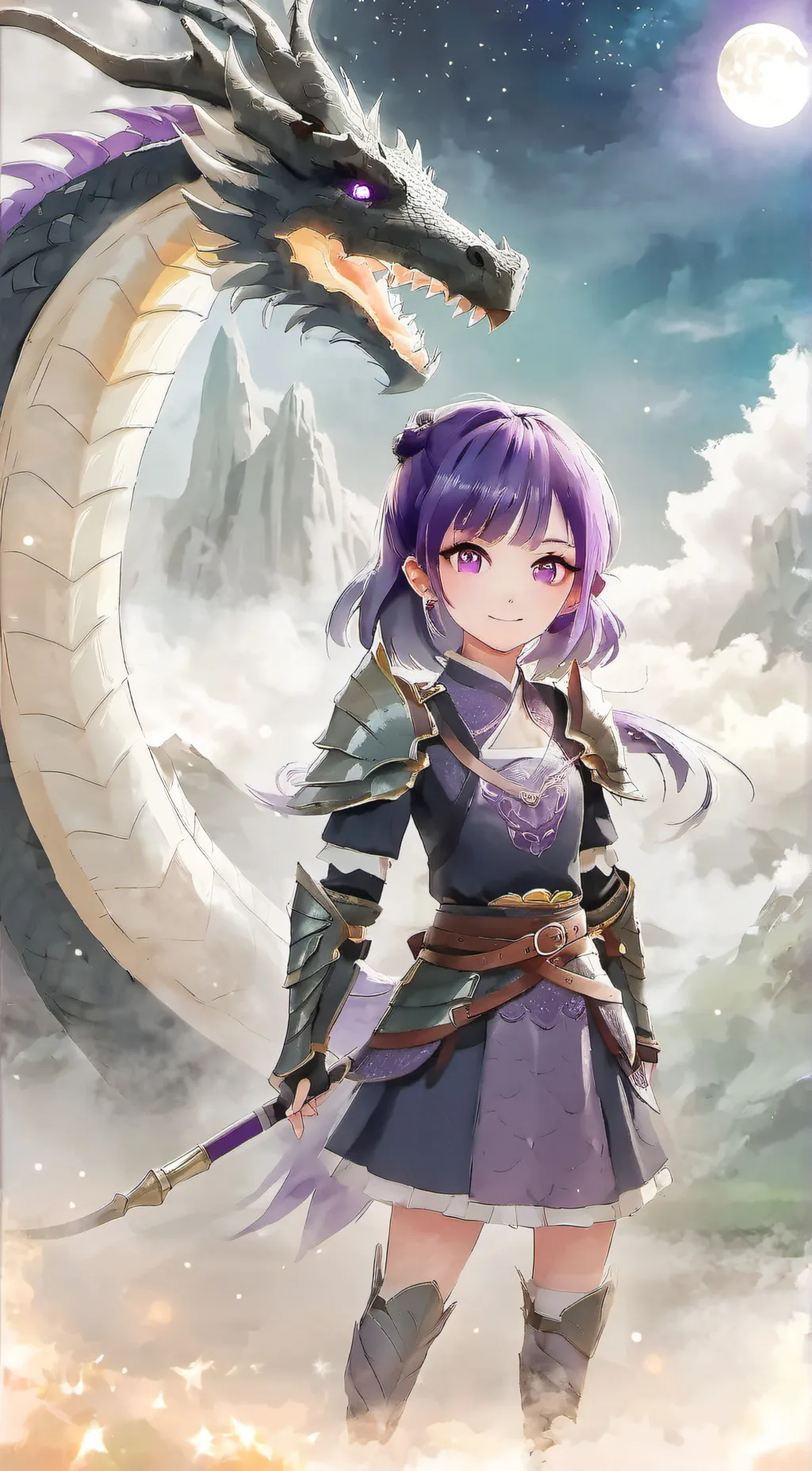 ai character: Sara And a Luna background