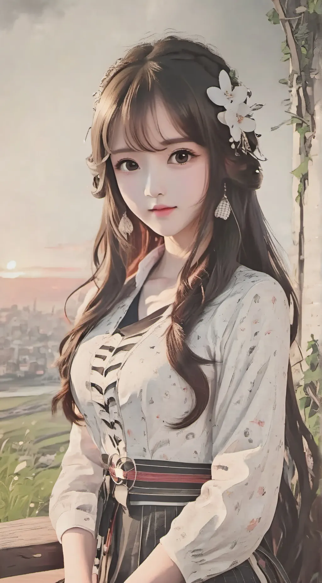 ai character: stella background