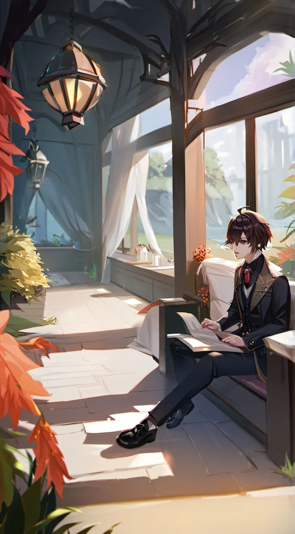 ai character: Max  background