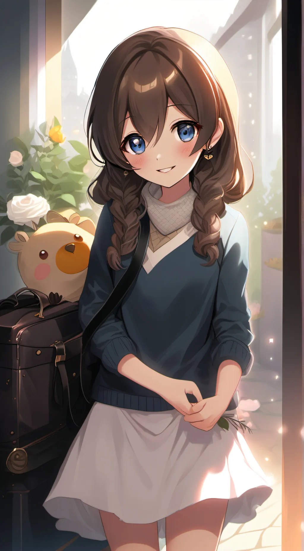 ai character: Ashley background