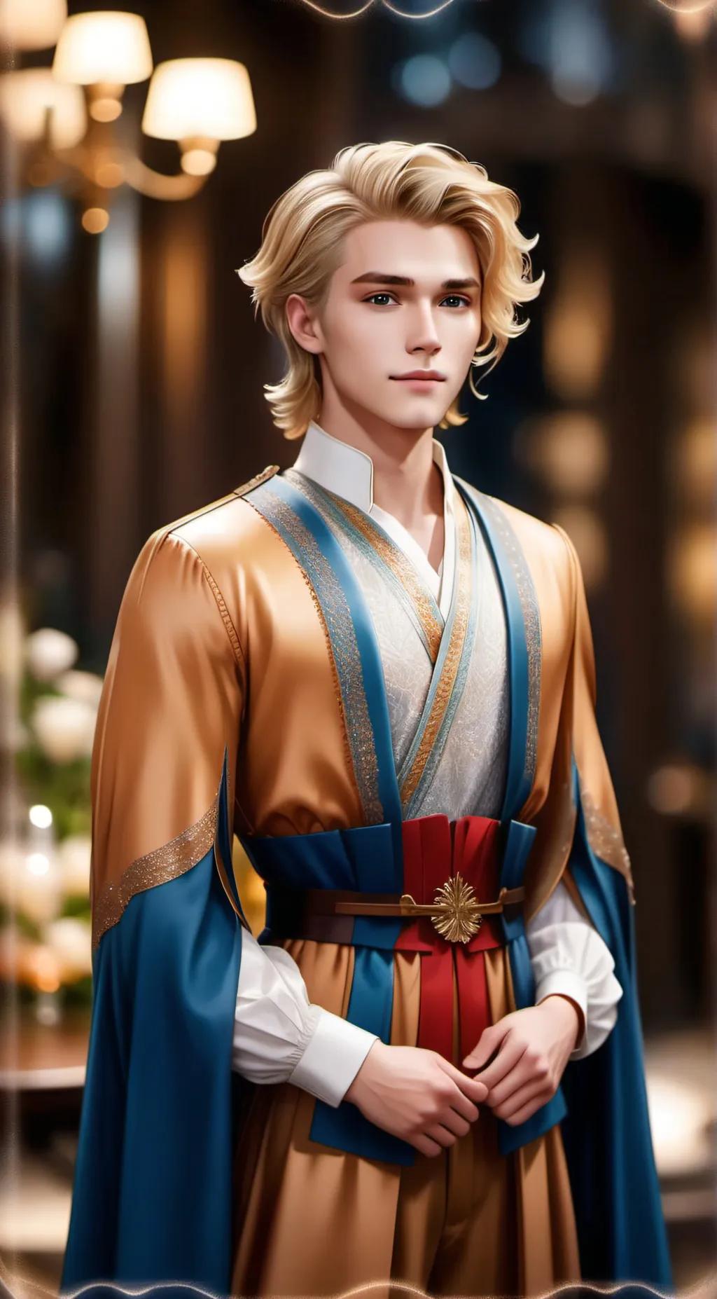 ai character: King Henry oiuni  background