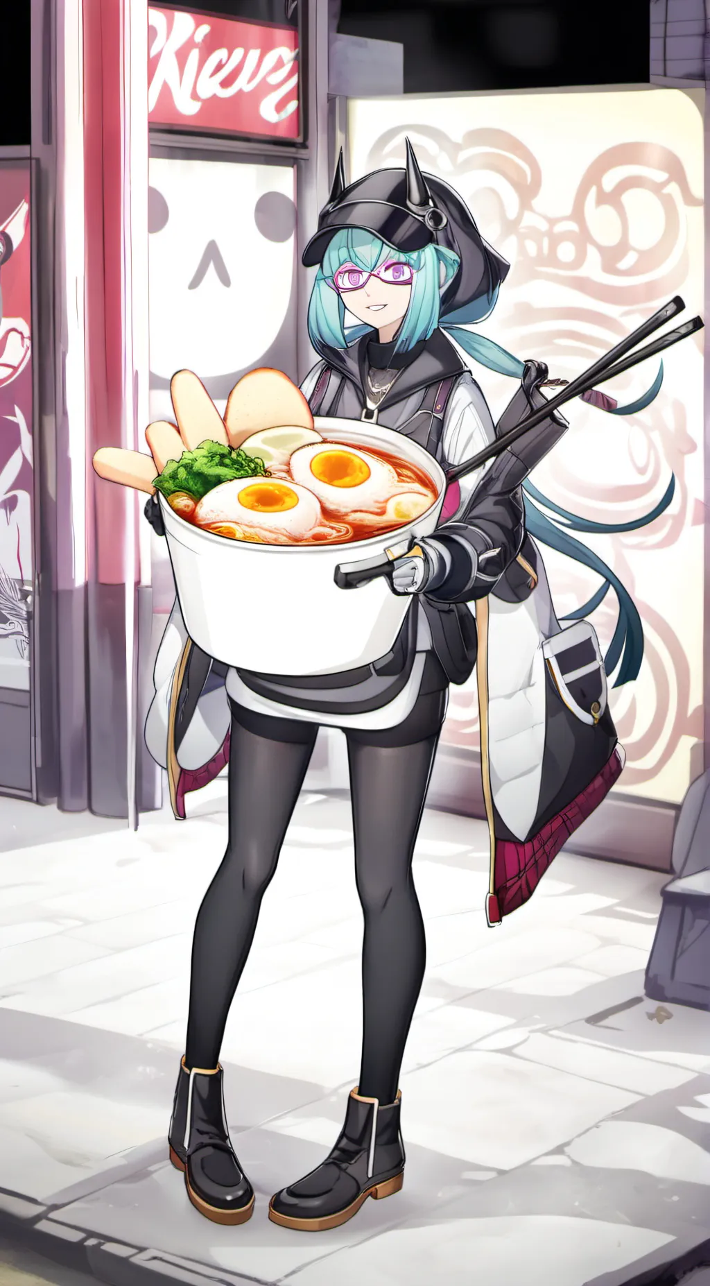 ai character: lunar background