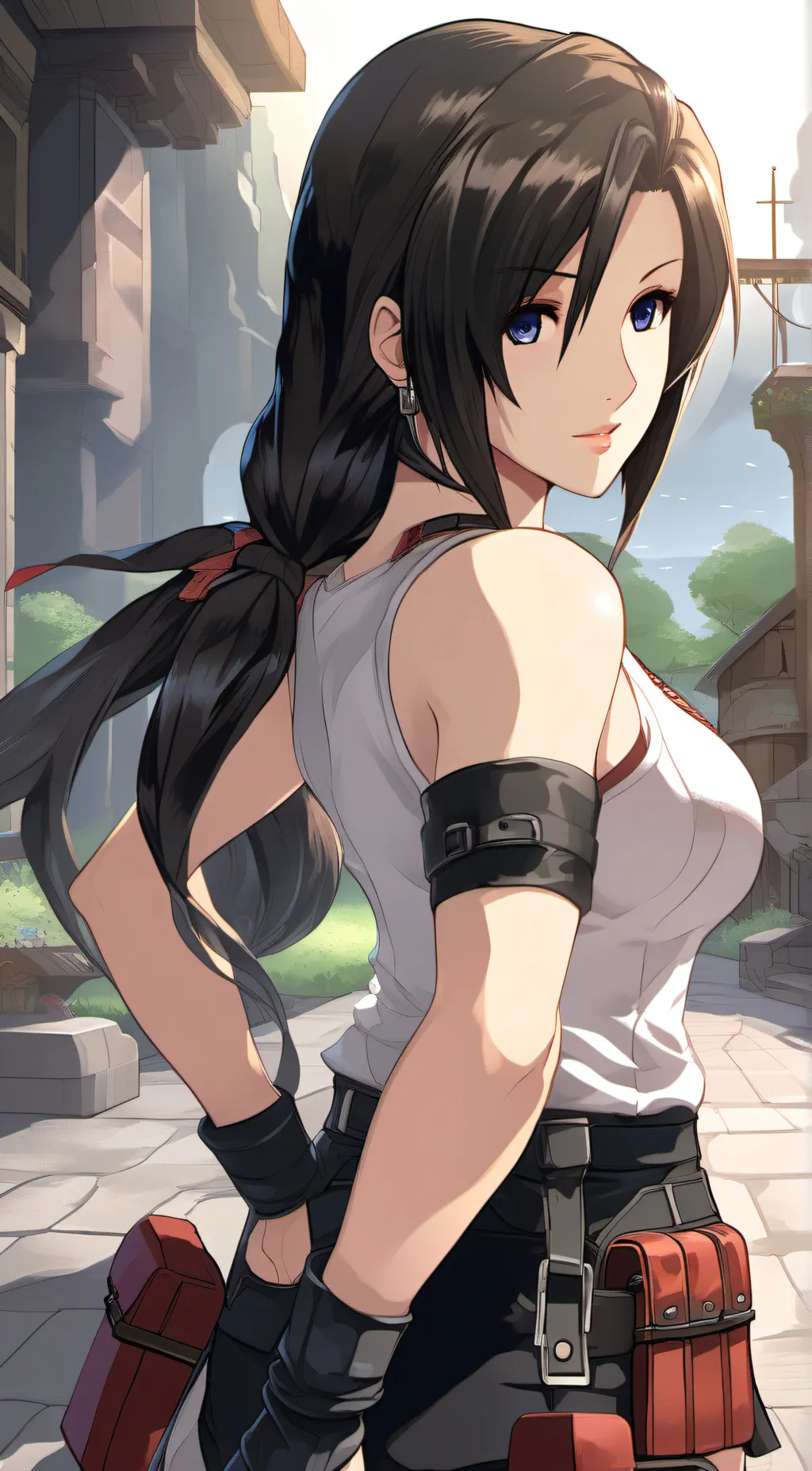 ai character: Tifa background