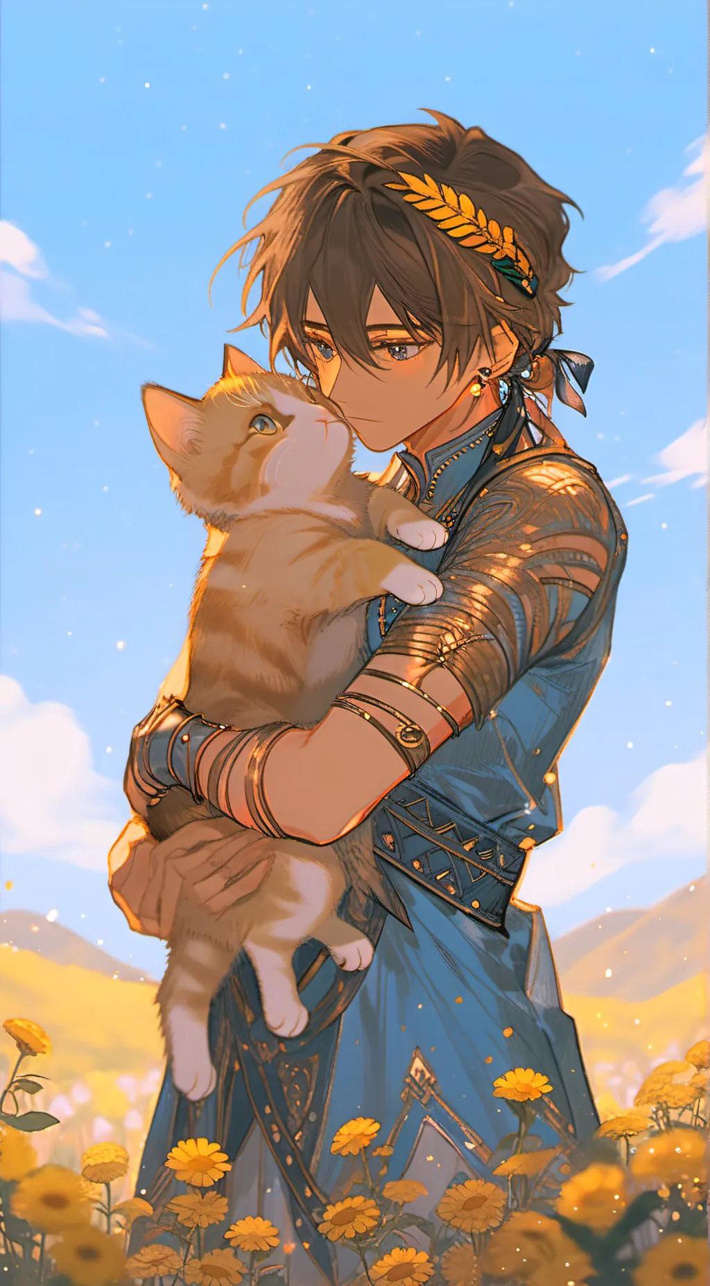 ai character: Ginger and Liam background