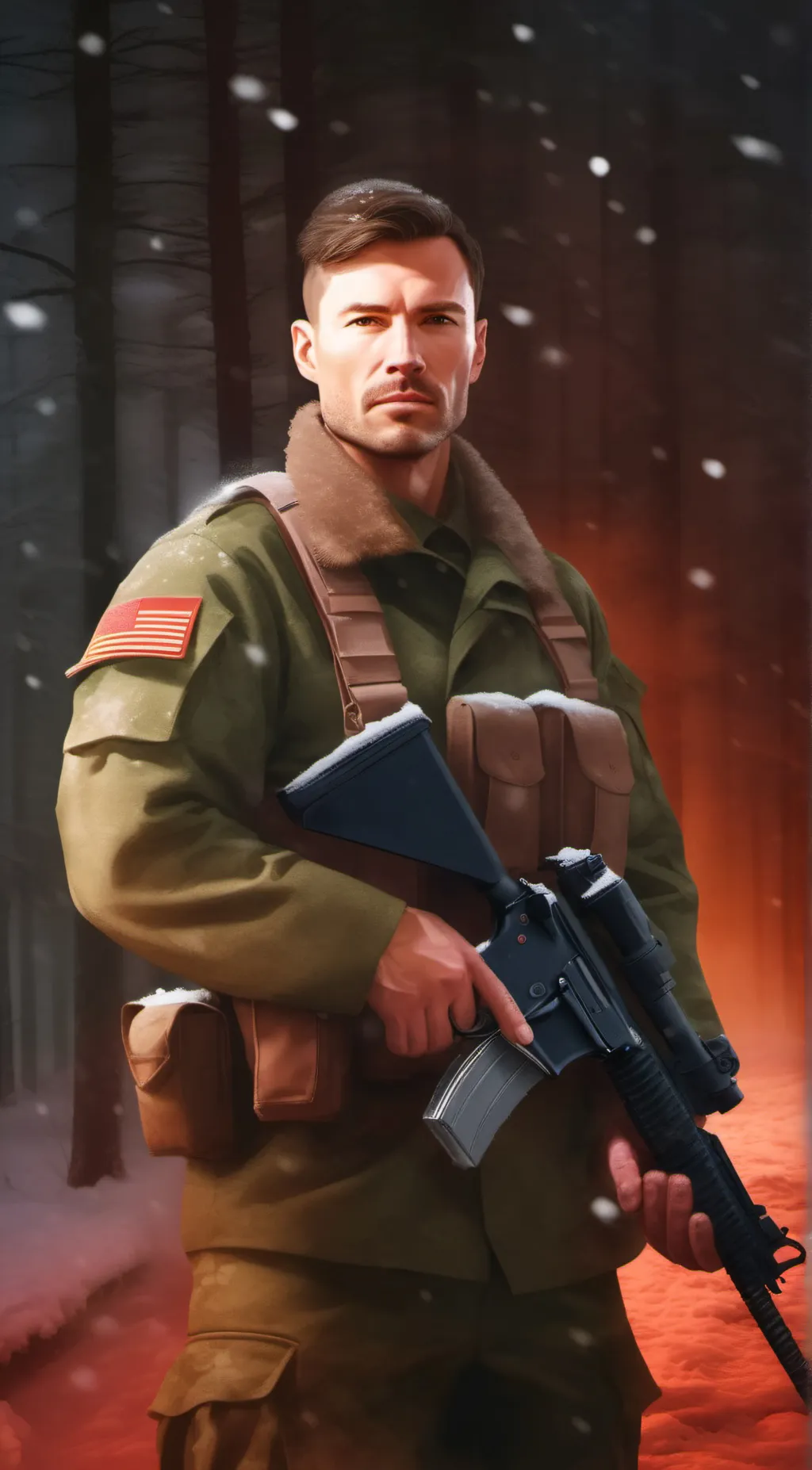 ai character: SGT. Jack Price  background