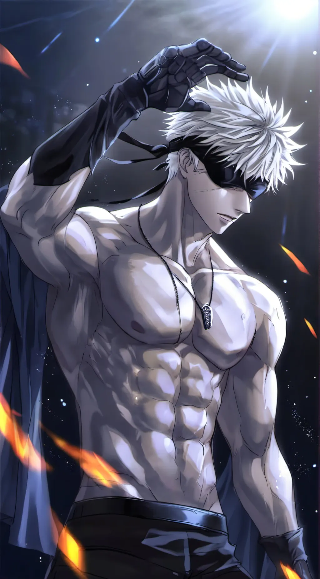 ai character: gojo-satoru  background