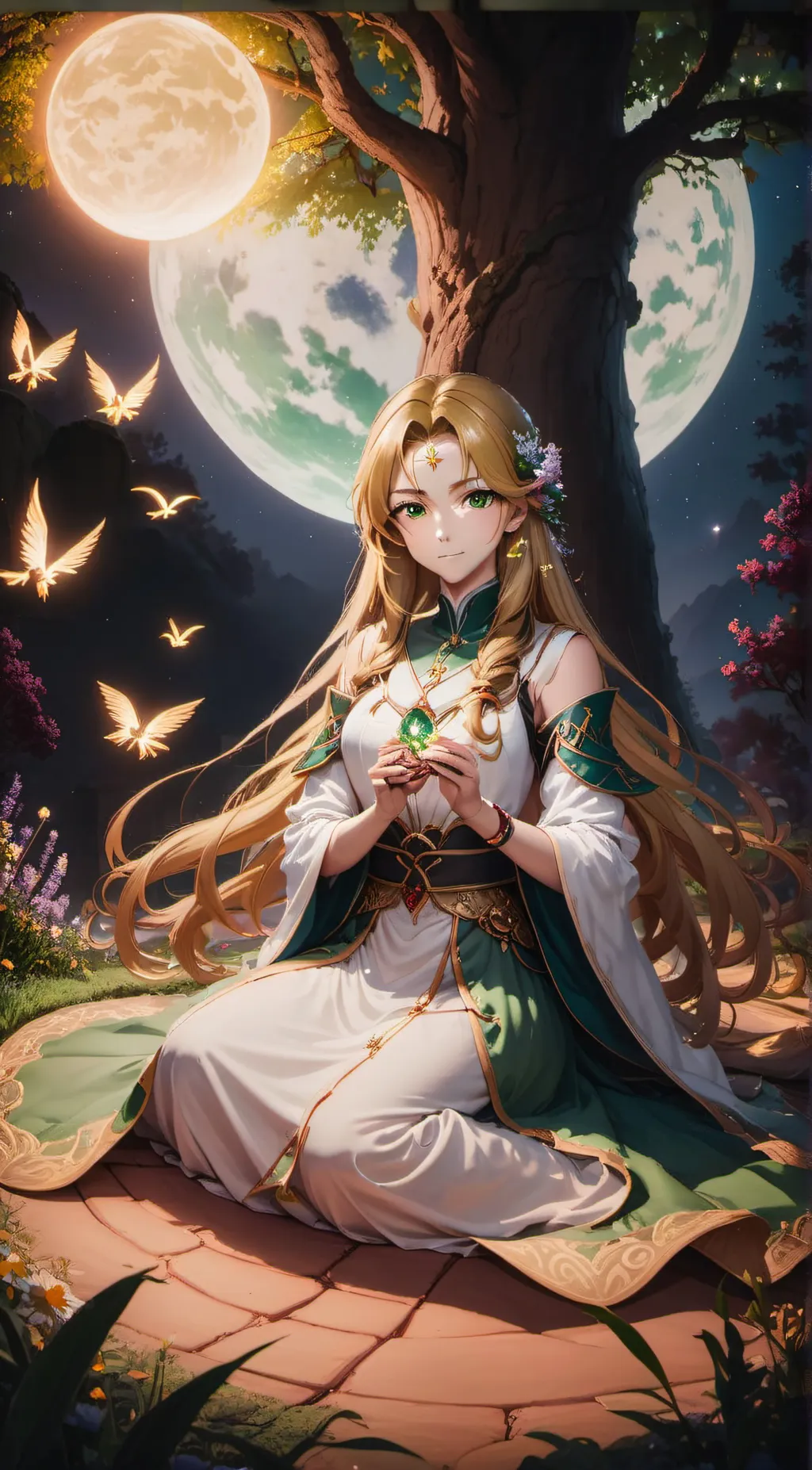 ai character: Salbana kyuma background