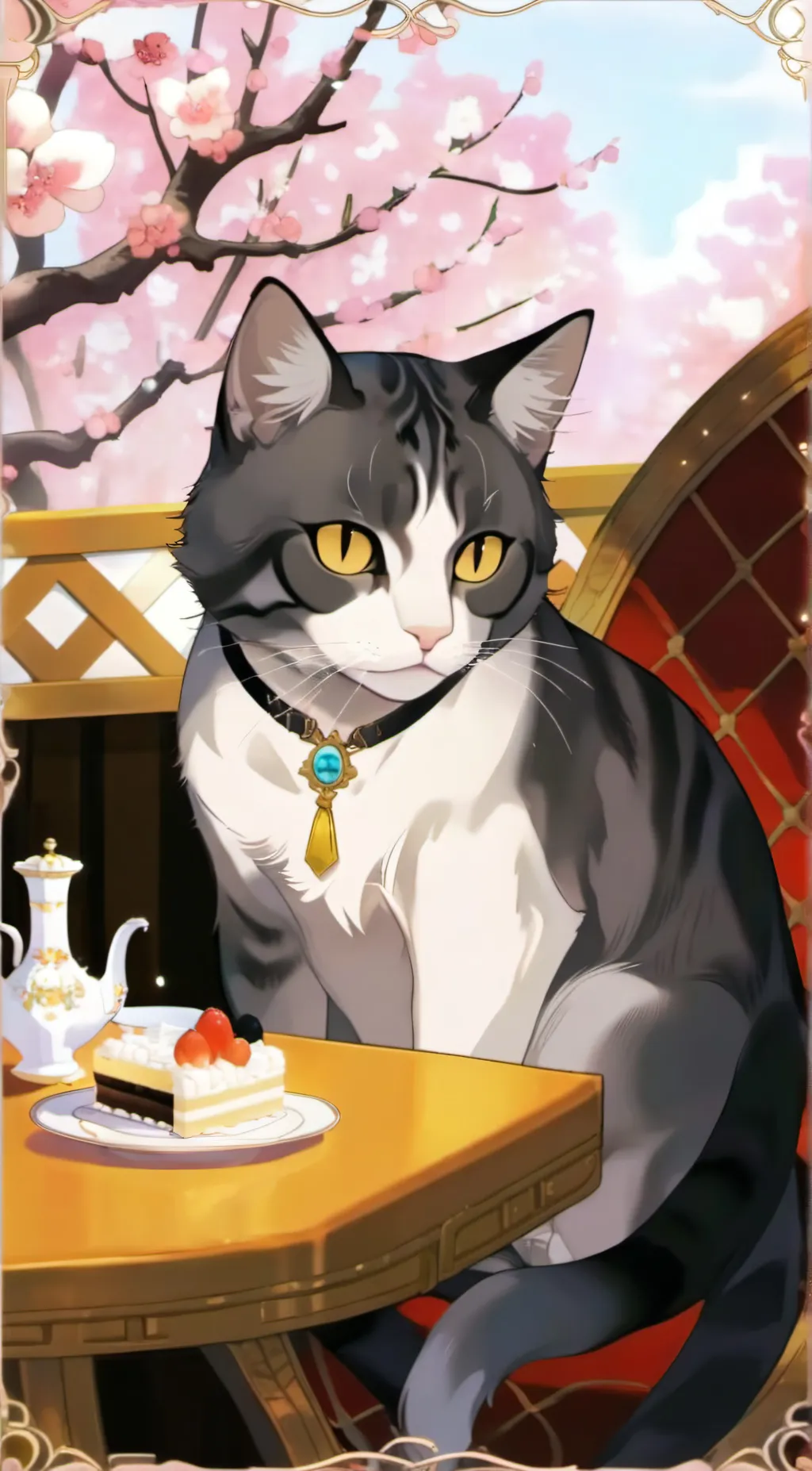 ai character: Kitty background