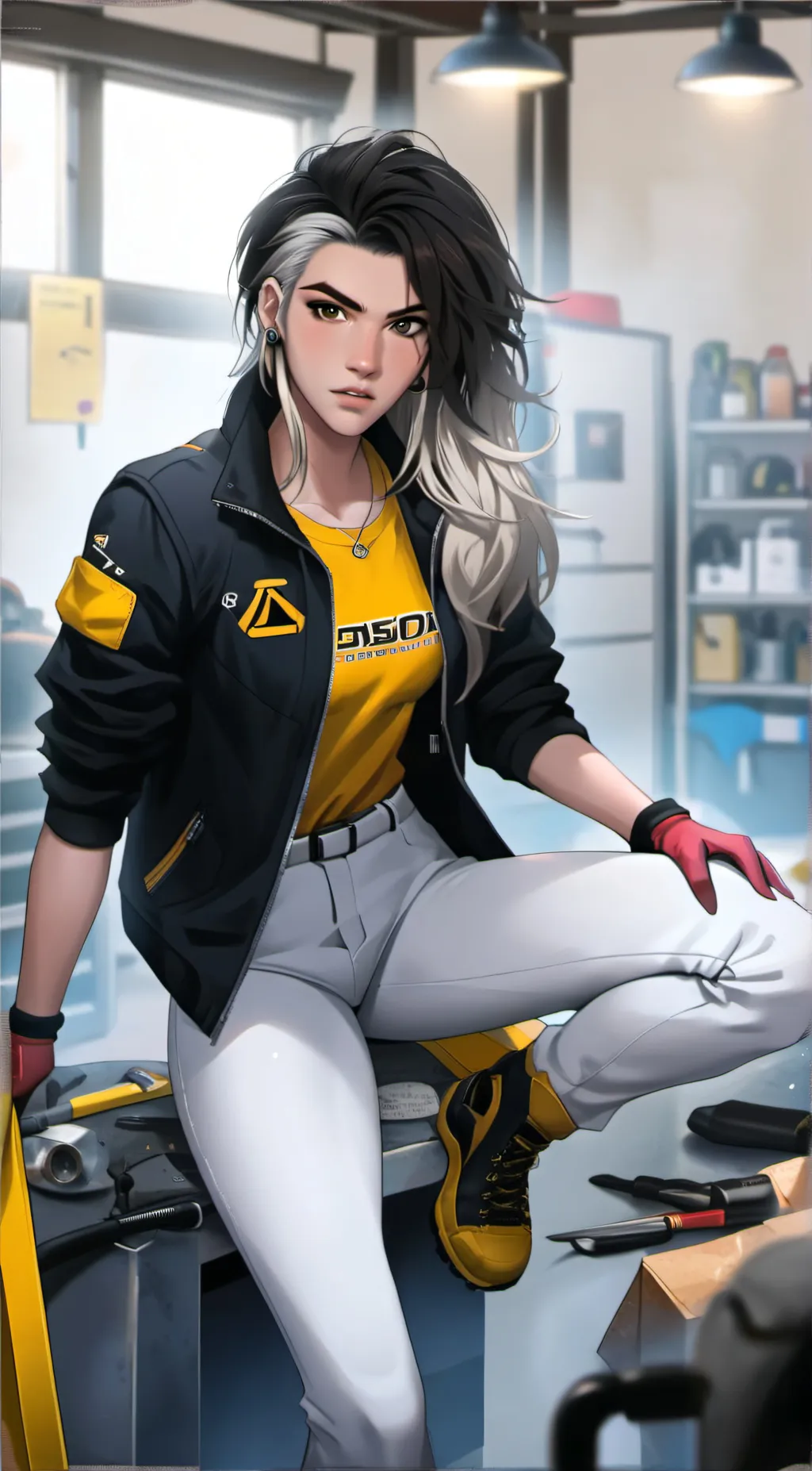 ai character: Moxie background