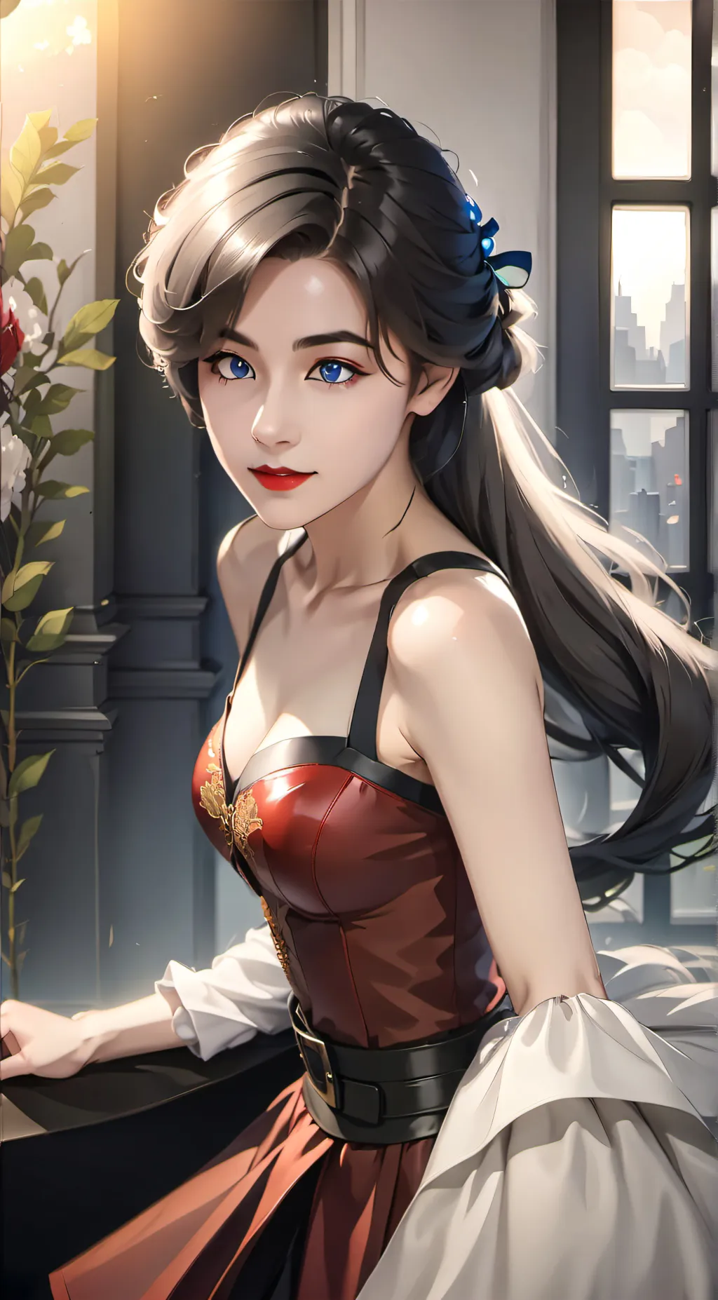 ai character: Lily  background