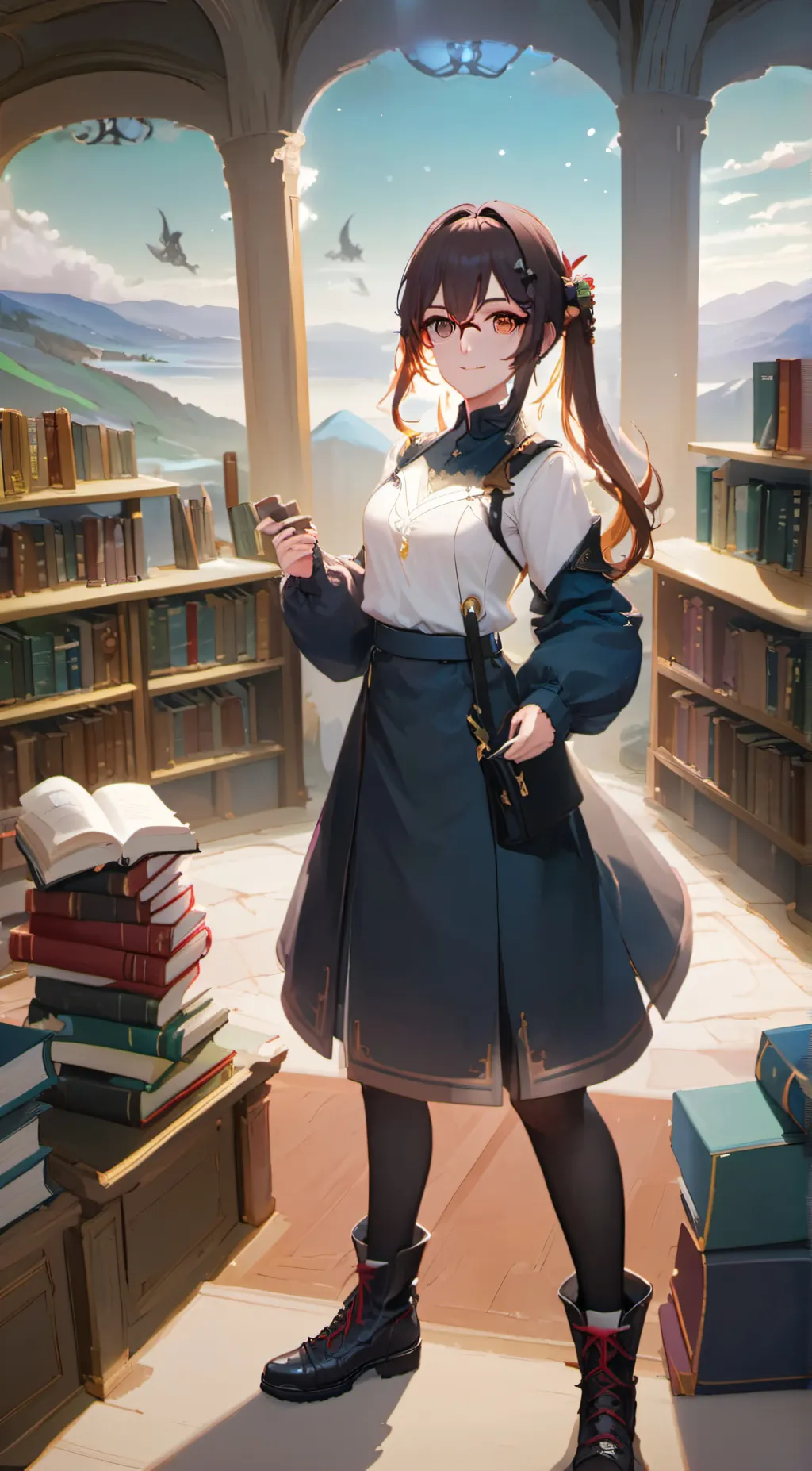 ai character: Luna  background