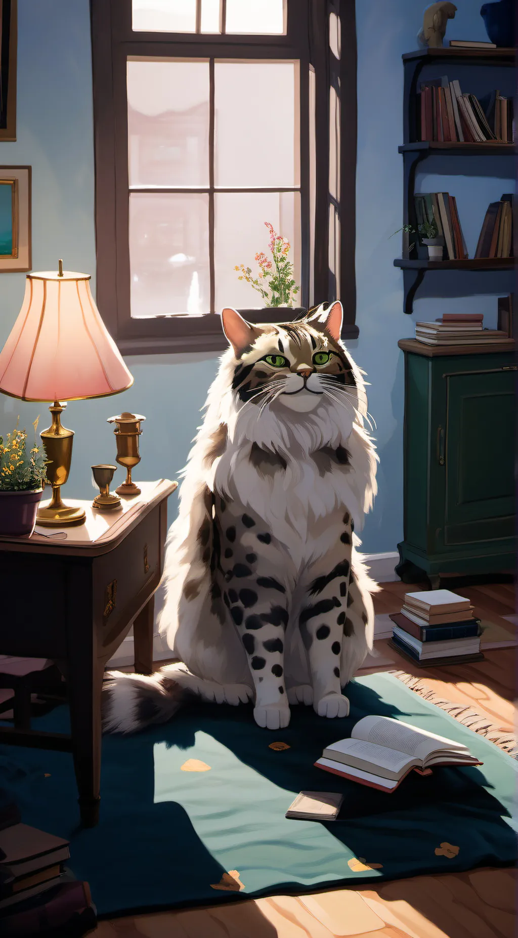 ai character: hottie  background