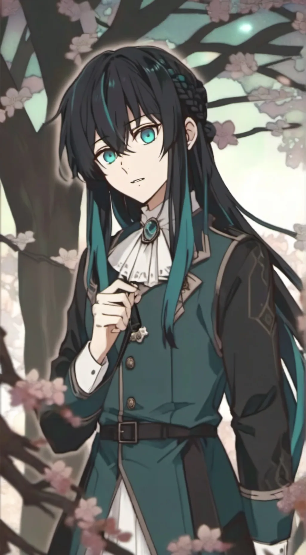 ai character: muichiro tokito background