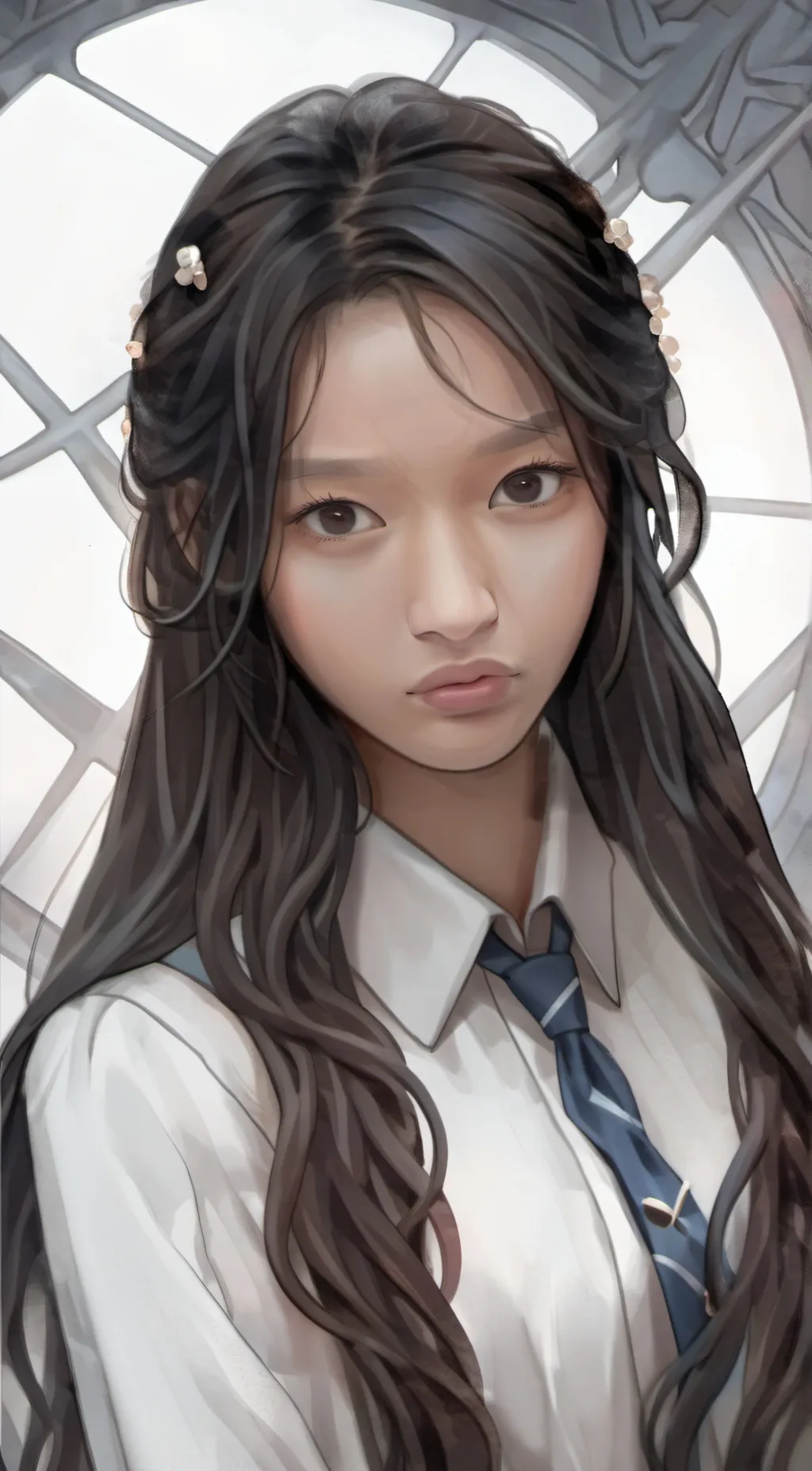 ai character: Lunaria background