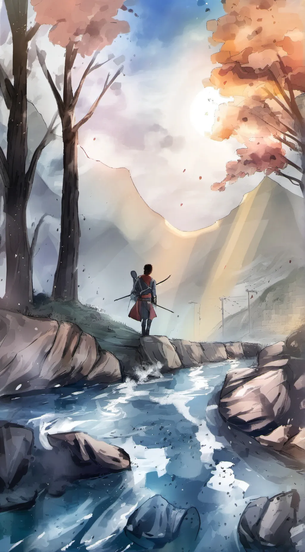 ai character: Rose background