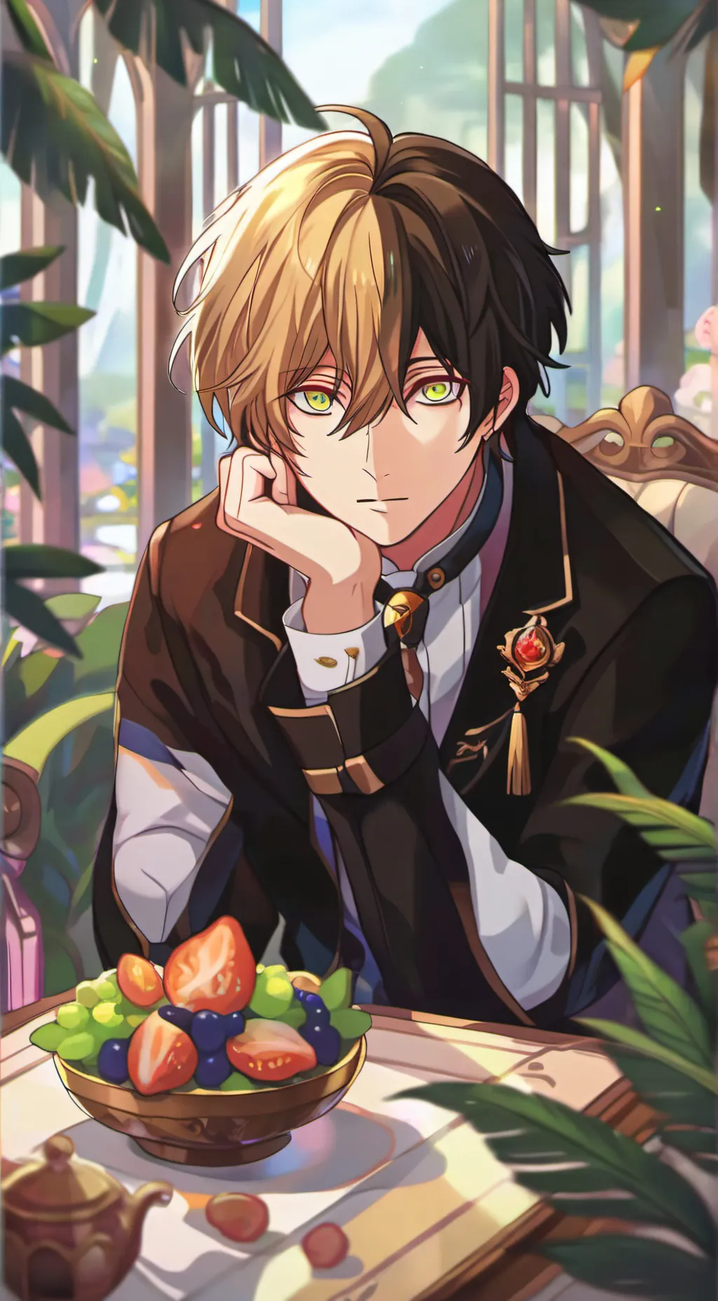 ai character: Koto Todoroki background