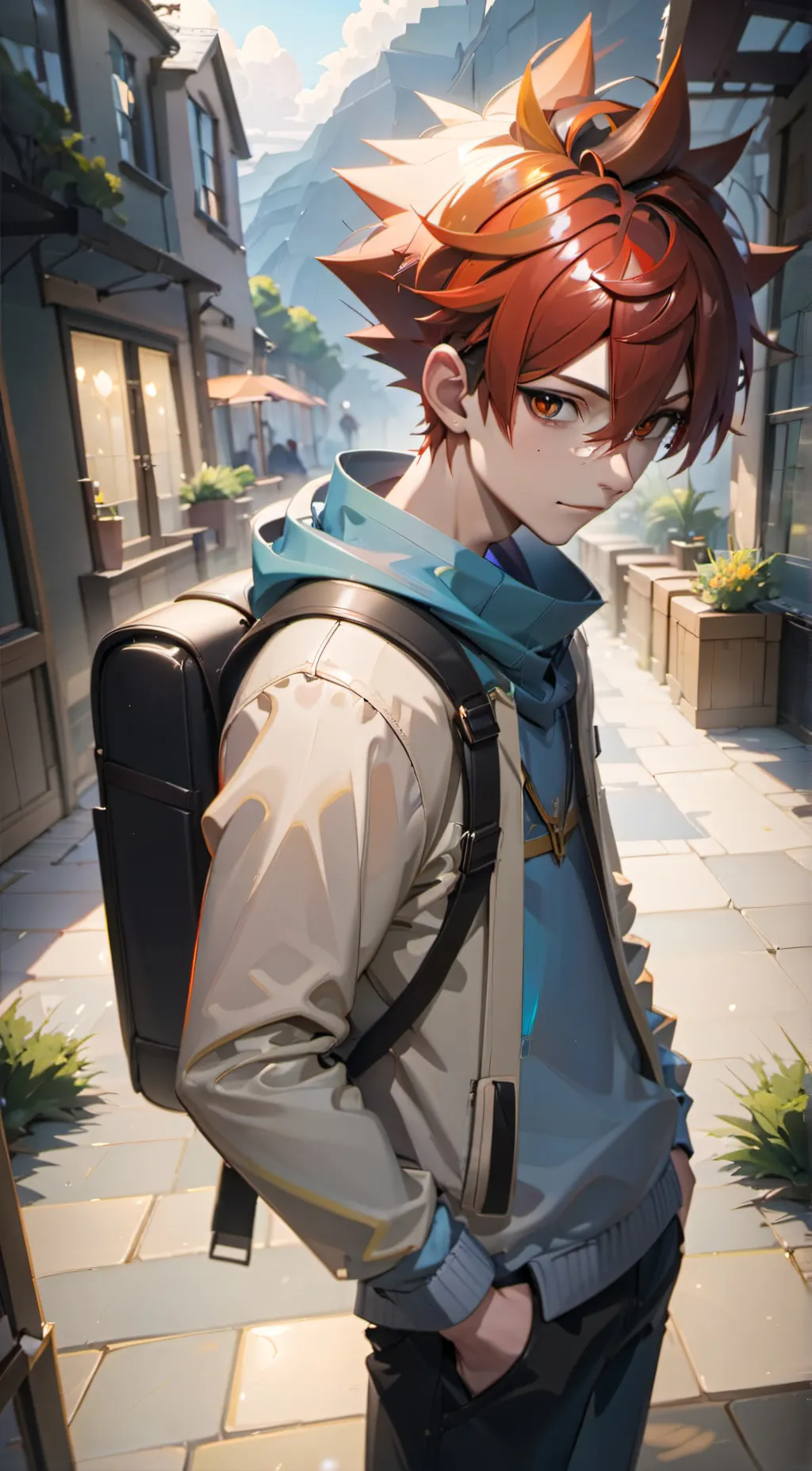 ai character: Mha c1a background