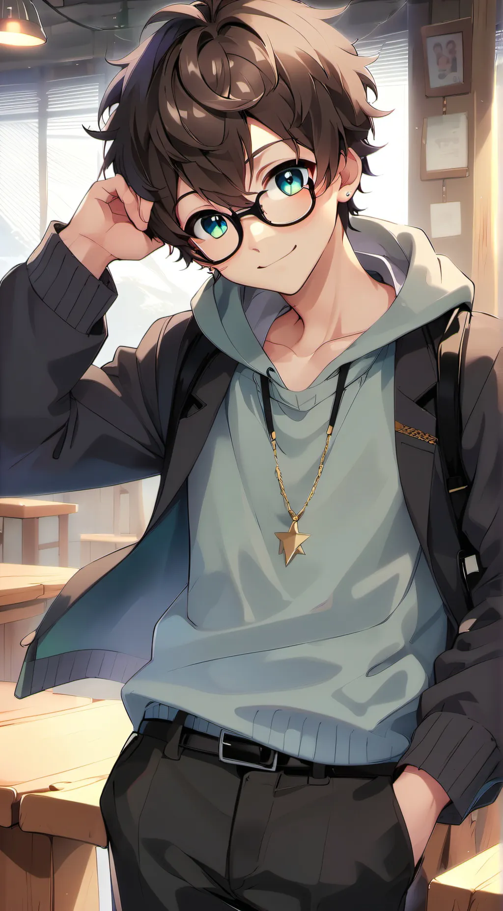 ai character: Lucas background