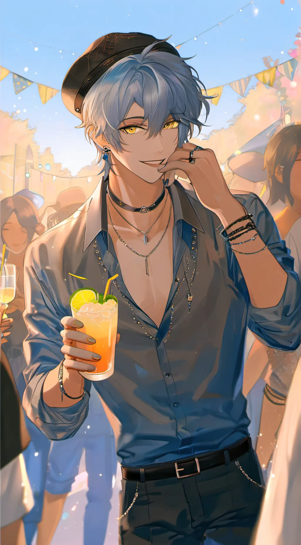 ai character: Charlie Sarahs background