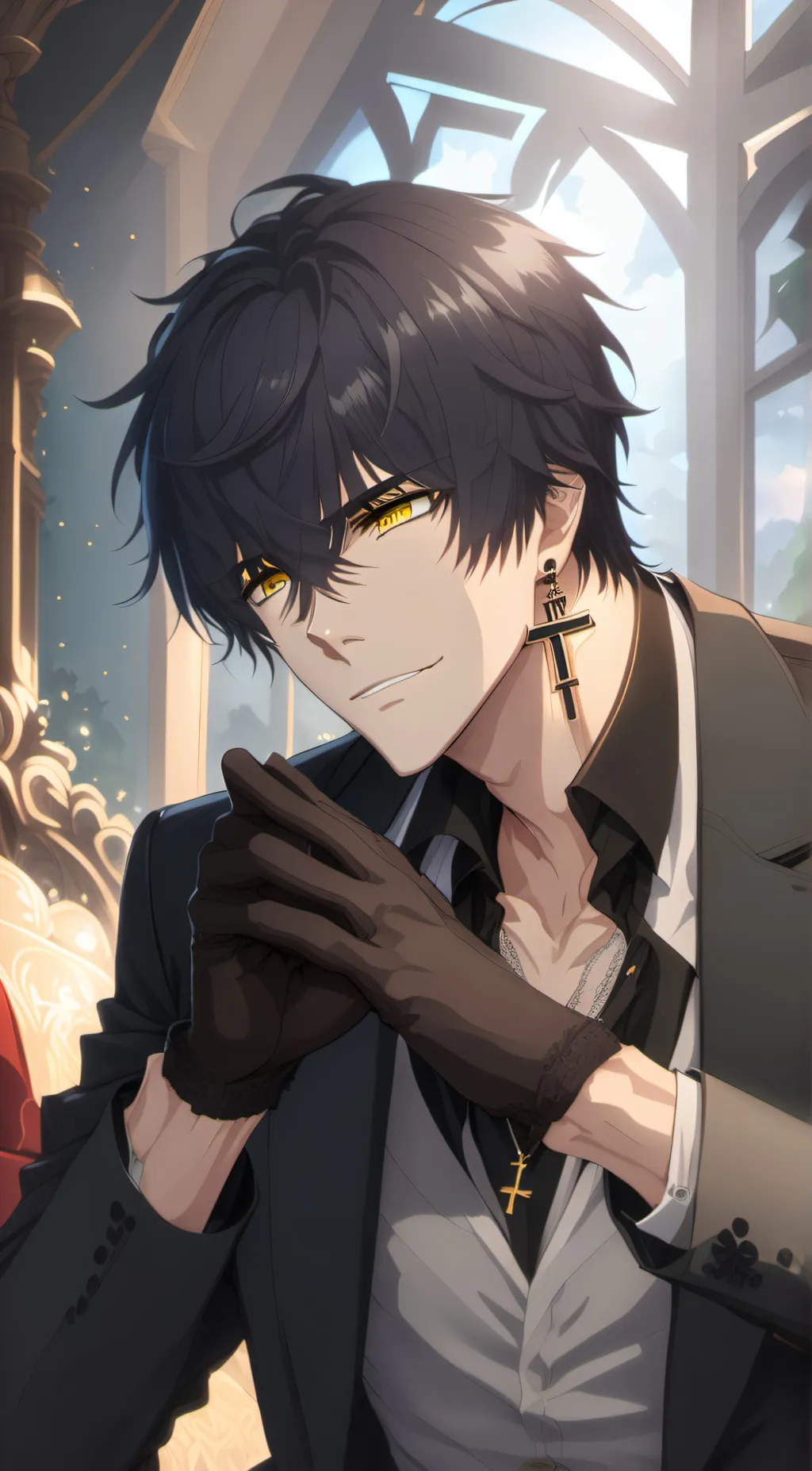 ai character: Aiden/doll maker  background