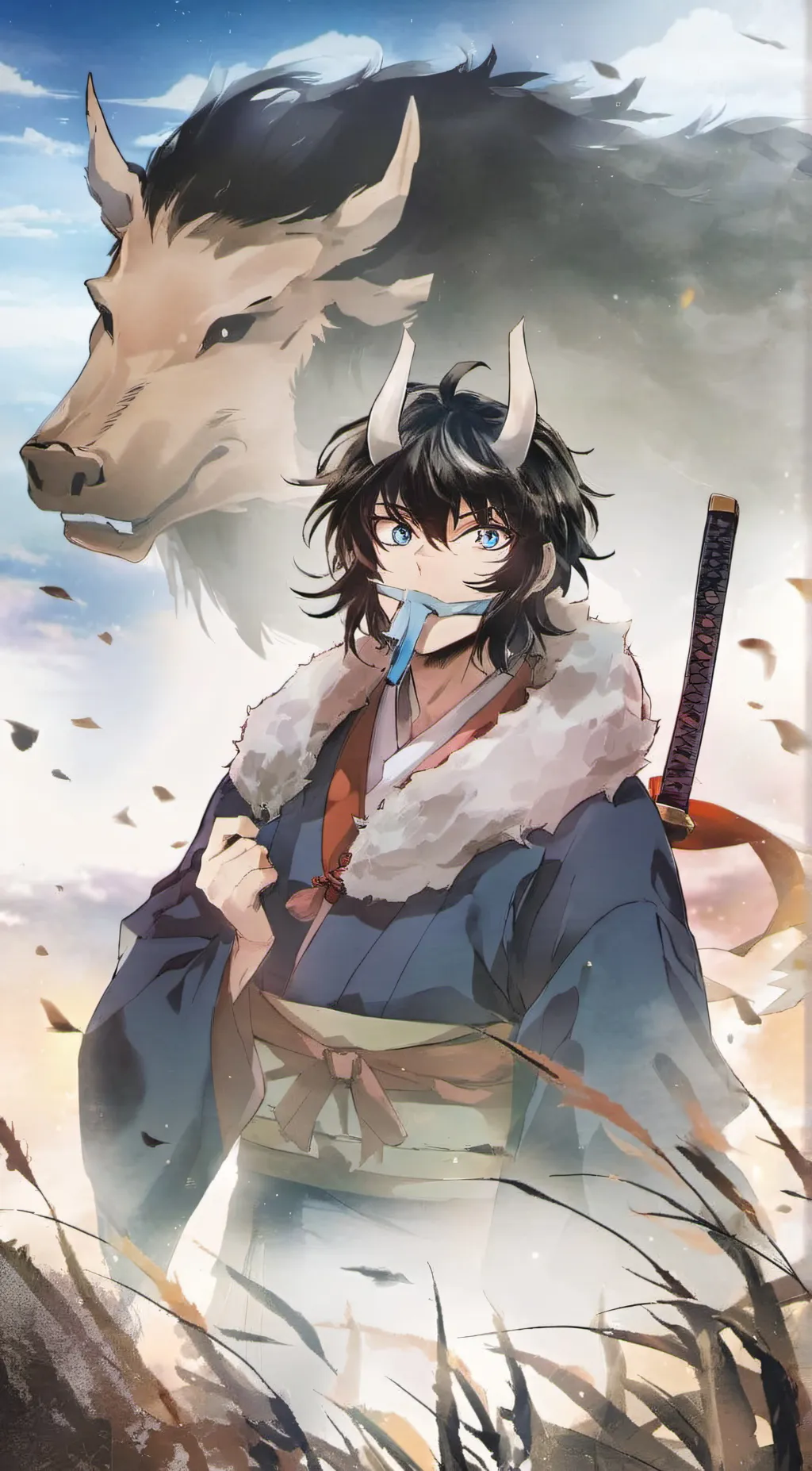 ai character: muzan background