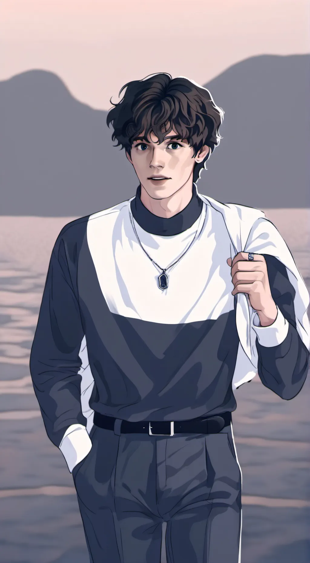 ai character: ethan landry background