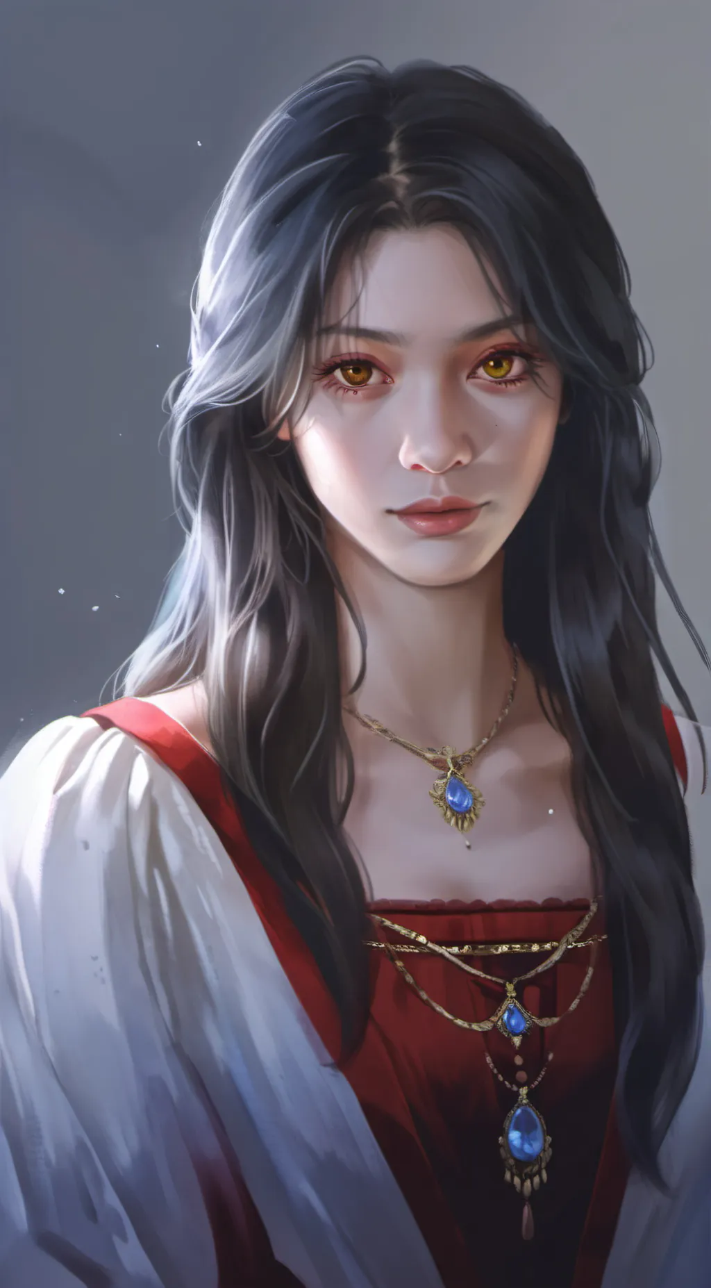 ai character: Luna background