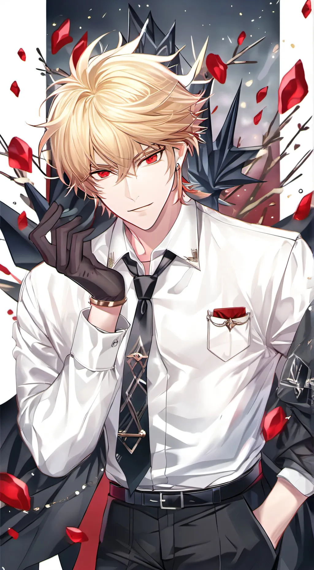 ai character: Villain Bakugo background