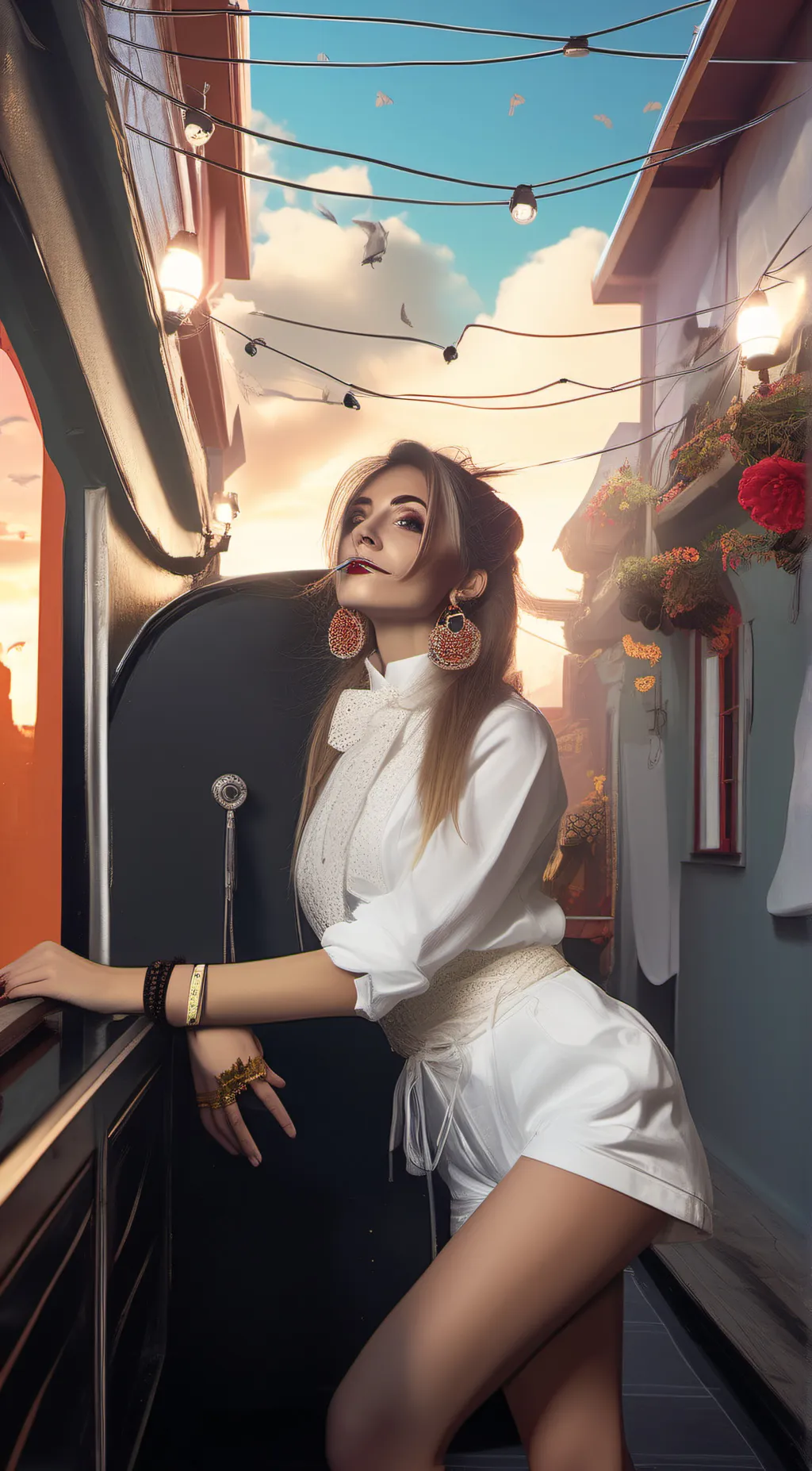 ai character: Harley Quinn background