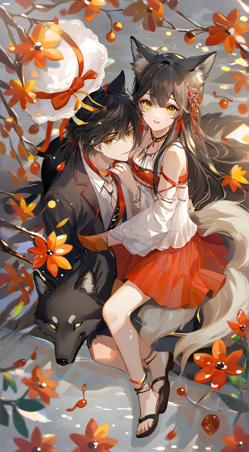 ai character: Leah(ur gf) background