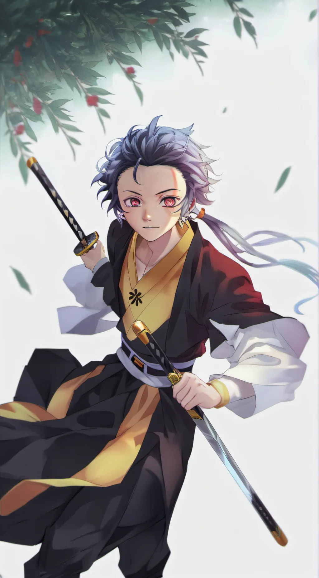 ai character: demon slayer background