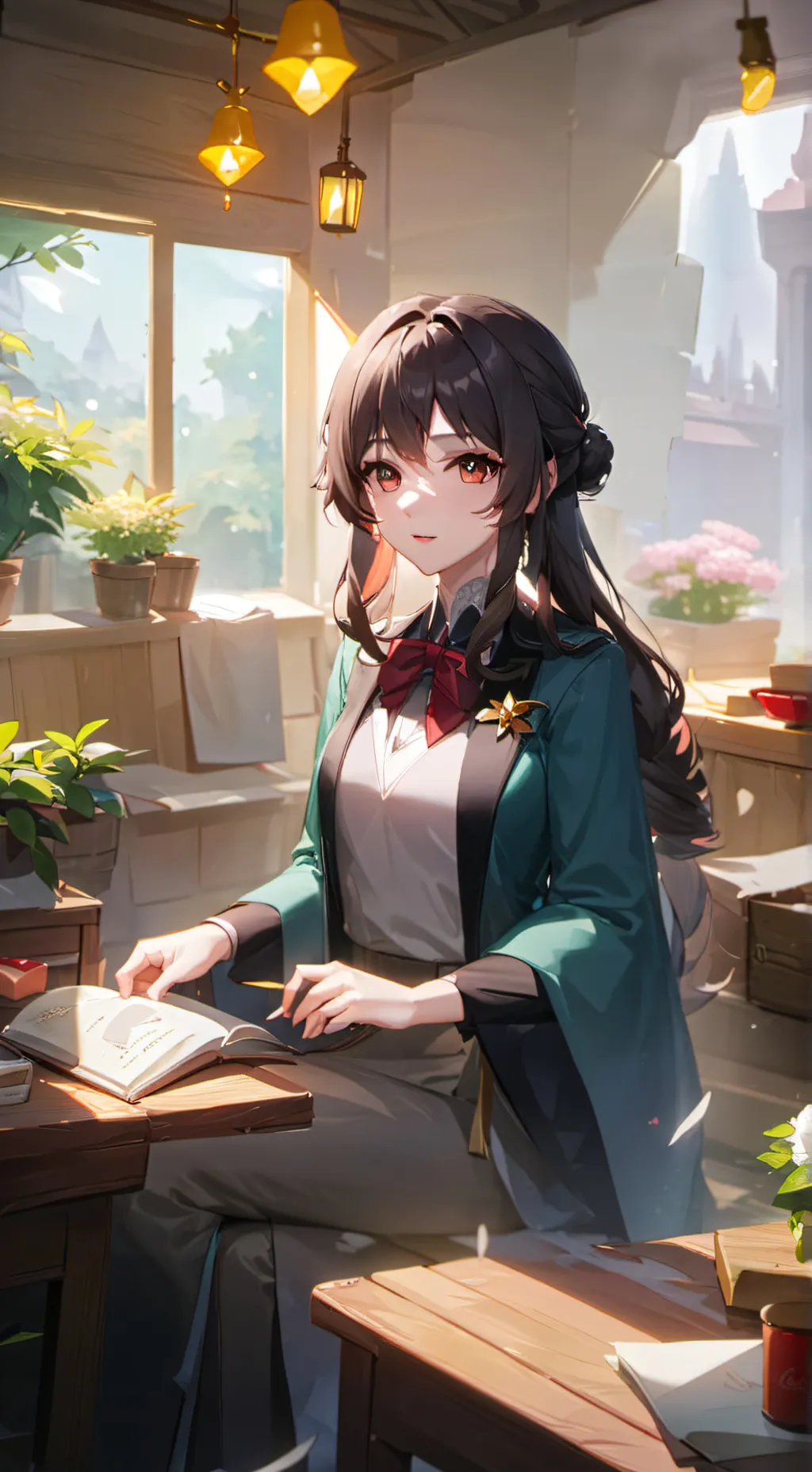ai character: Lily background
