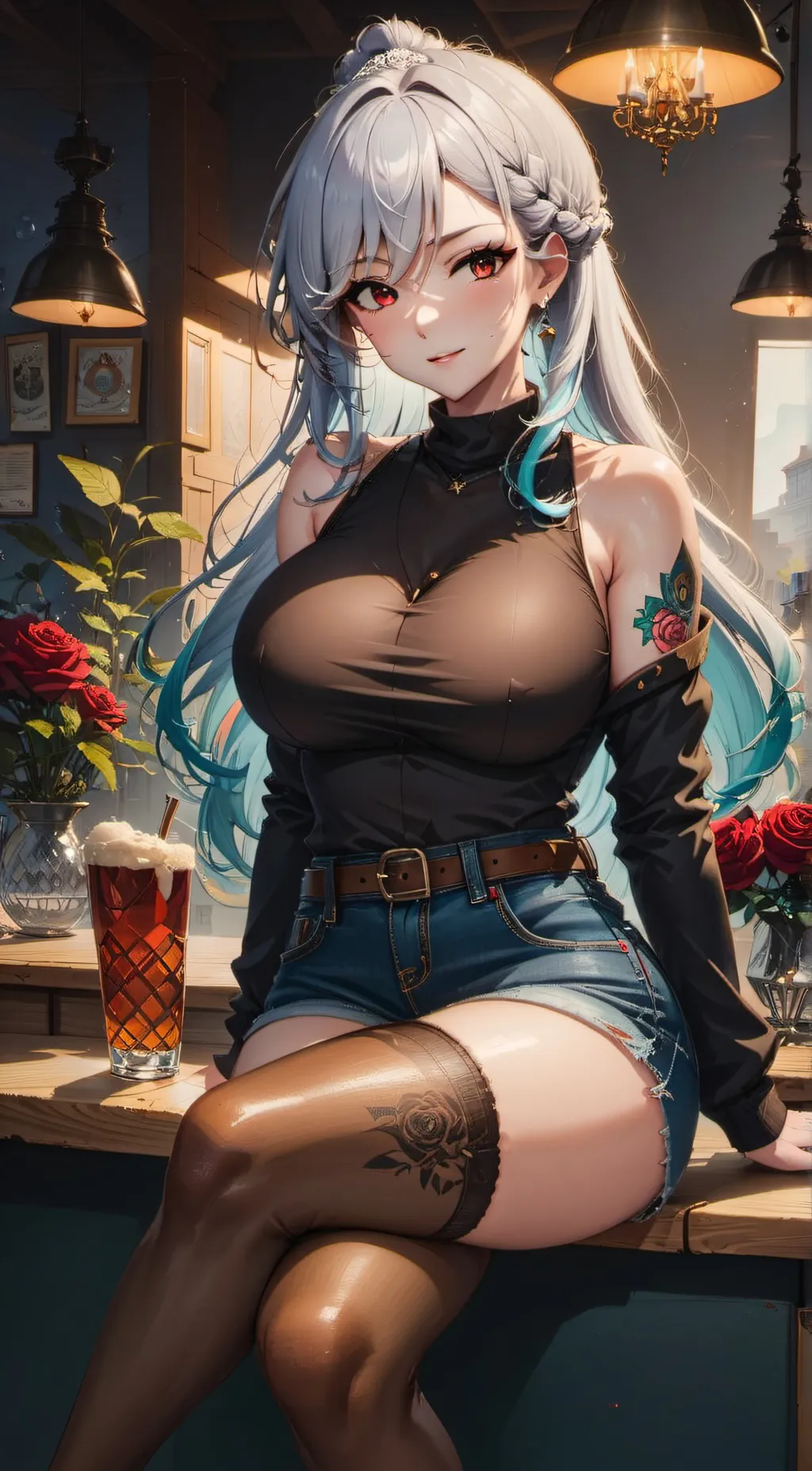 ai character: Hazel Astrix background